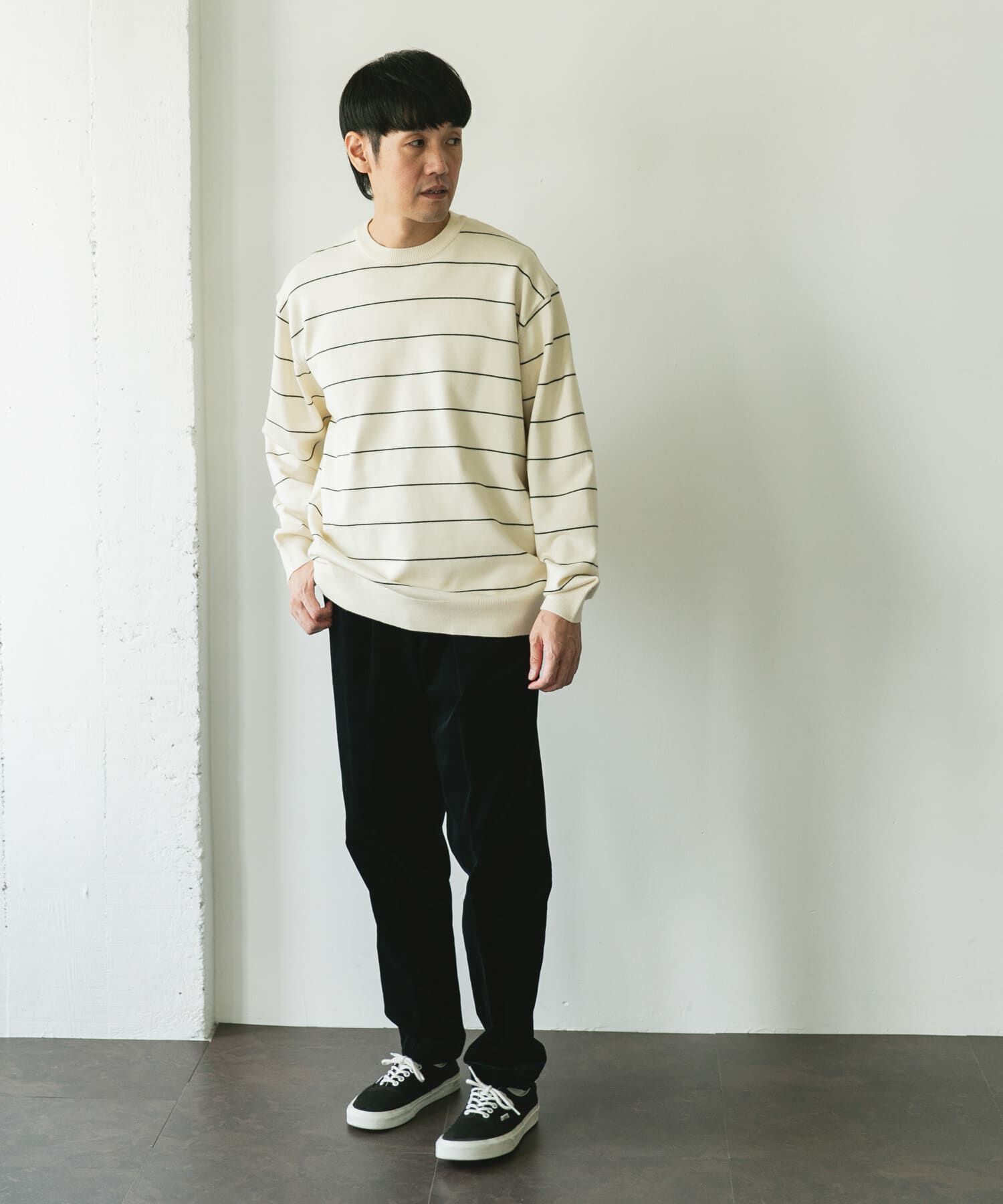 URBAN RESEARCH DOORS「『仁村紗和さん着用』『UR TECH 200日ニット』クルーネック」|ニット・セーター|