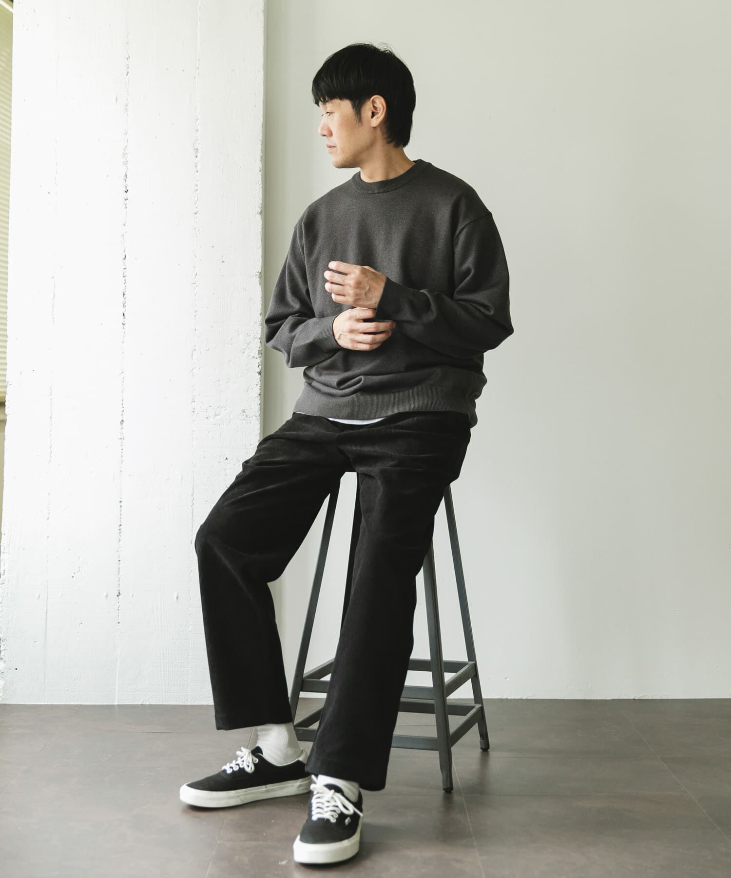 URBAN RESEARCH DOORS「『仁村紗和さん着用』『UR TECH 200日ニット』クルーネック」|ニット・セーター|