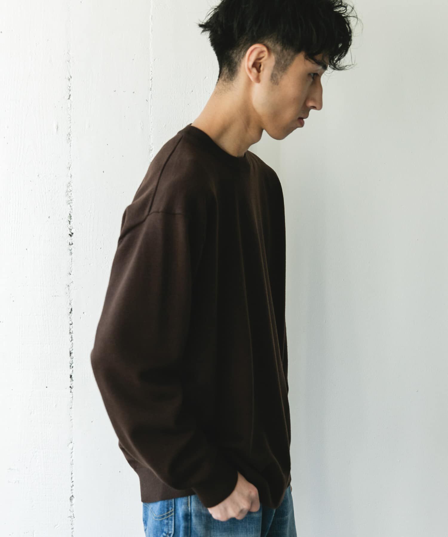 URBAN RESEARCH DOORS「『仁村紗和さん着用』『UR TECH 200日ニット』クルーネック」|ニット・セーター|