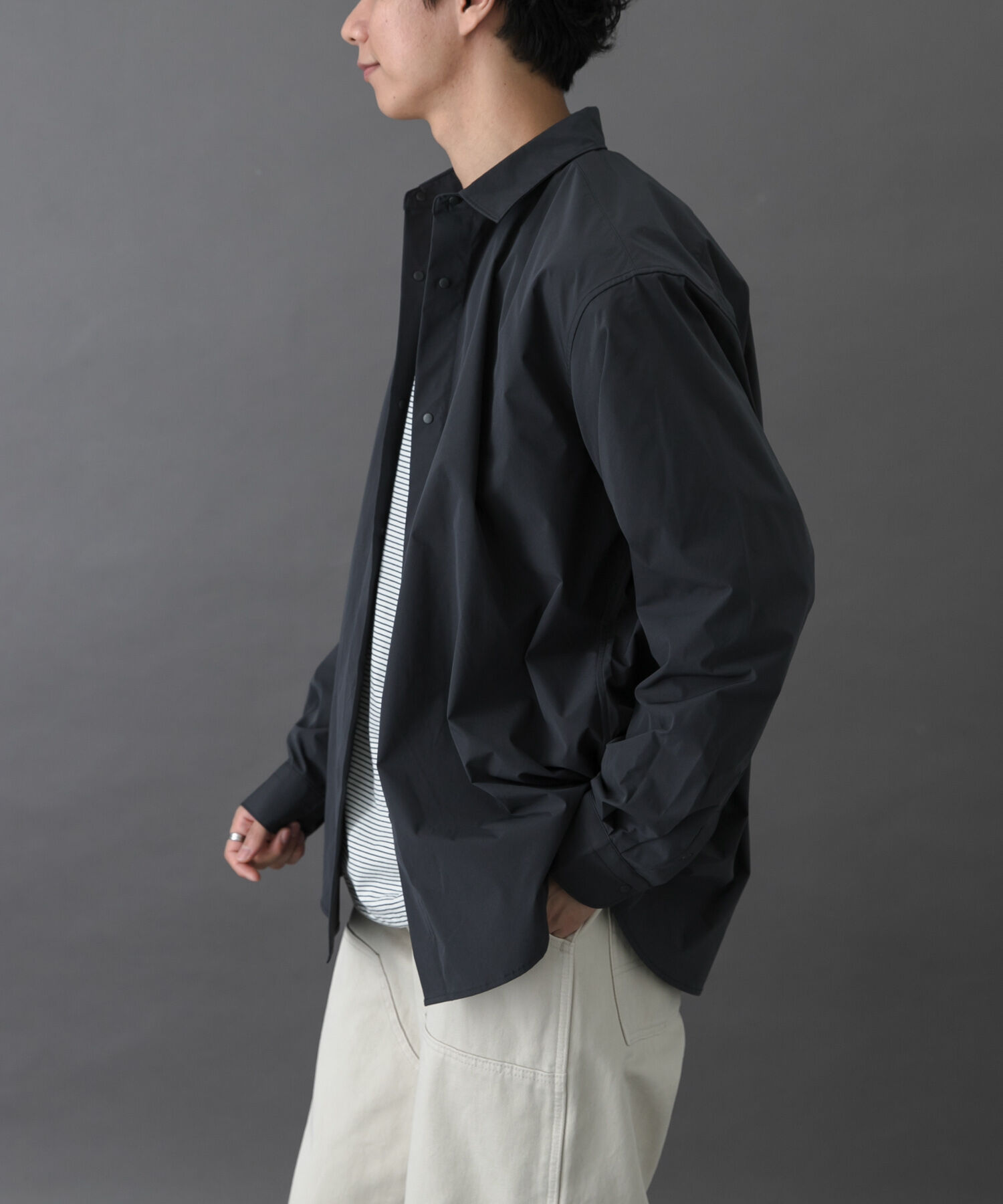 URBAN RESEARCH DOORS「FORK&SPOON　CAVEタイプライタープランサーシャツ」|シャツ・ブラウス|