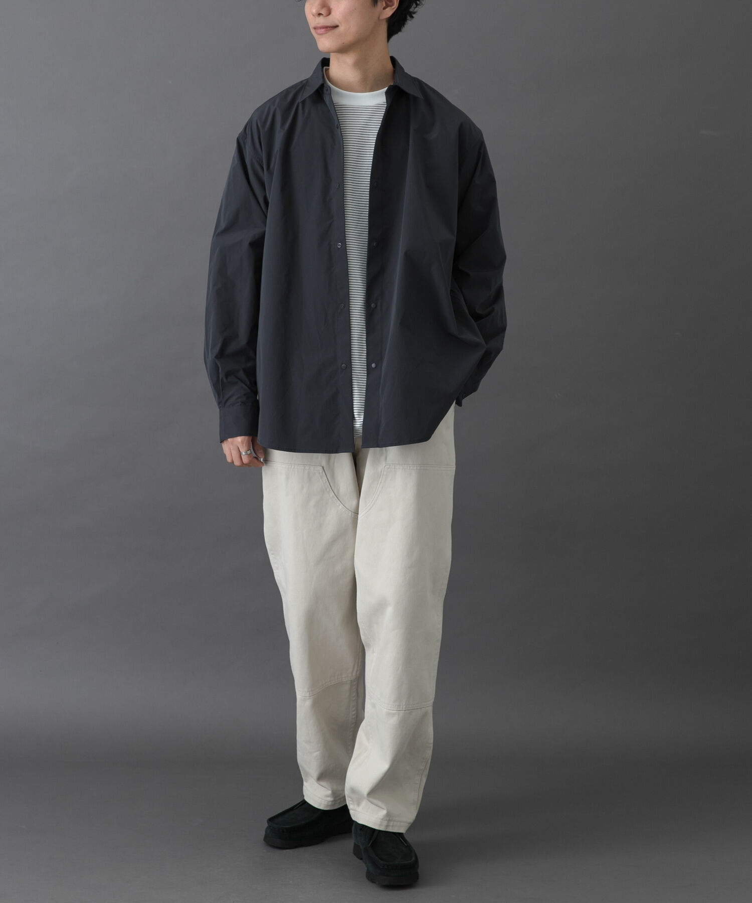 URBAN RESEARCH DOORS「FORK&SPOON　CAVEタイプライタープランサーシャツ」|シャツ・ブラウス|