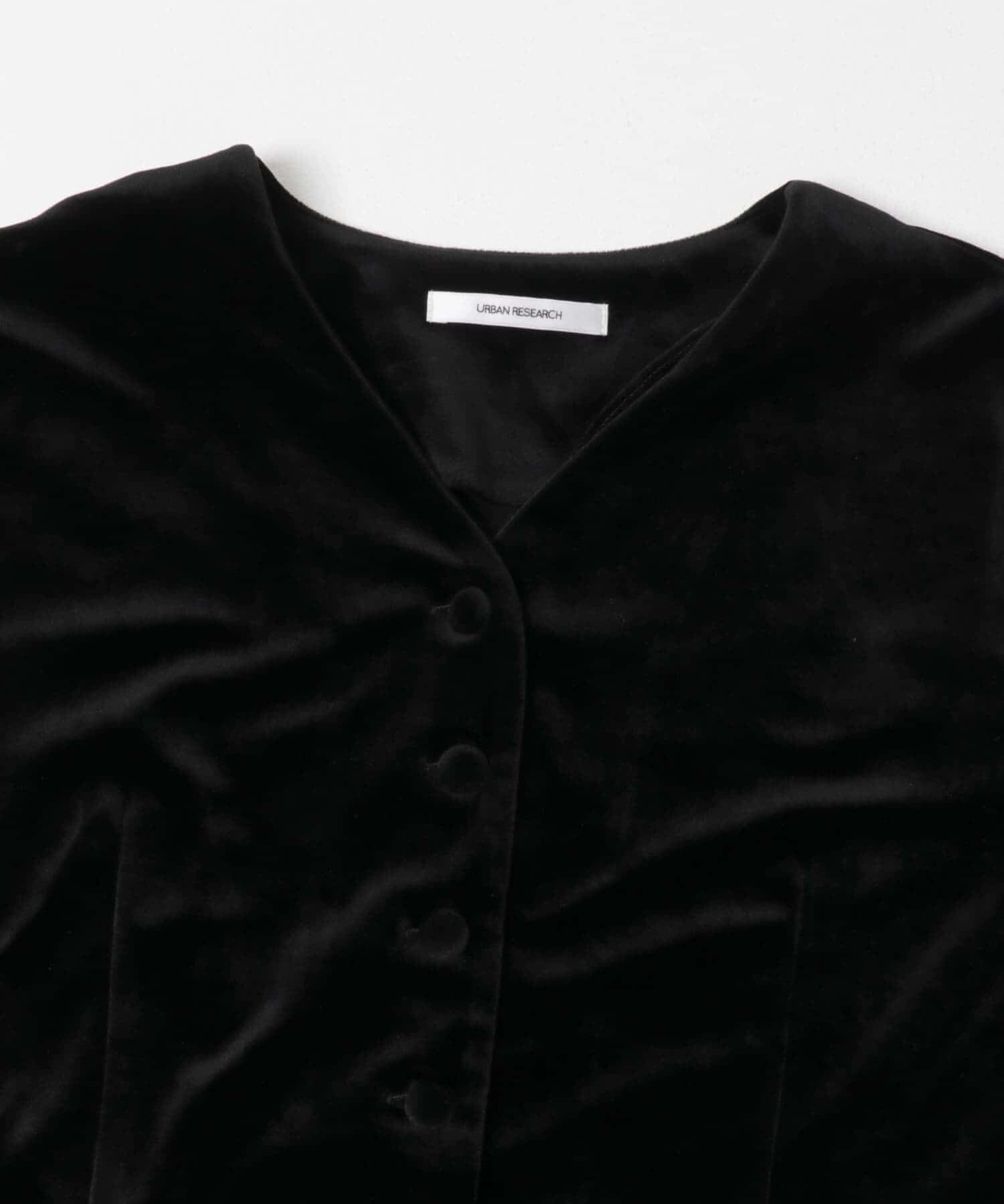 URBAN RESEARCH「ベロアカーディガン」|カーディガン|