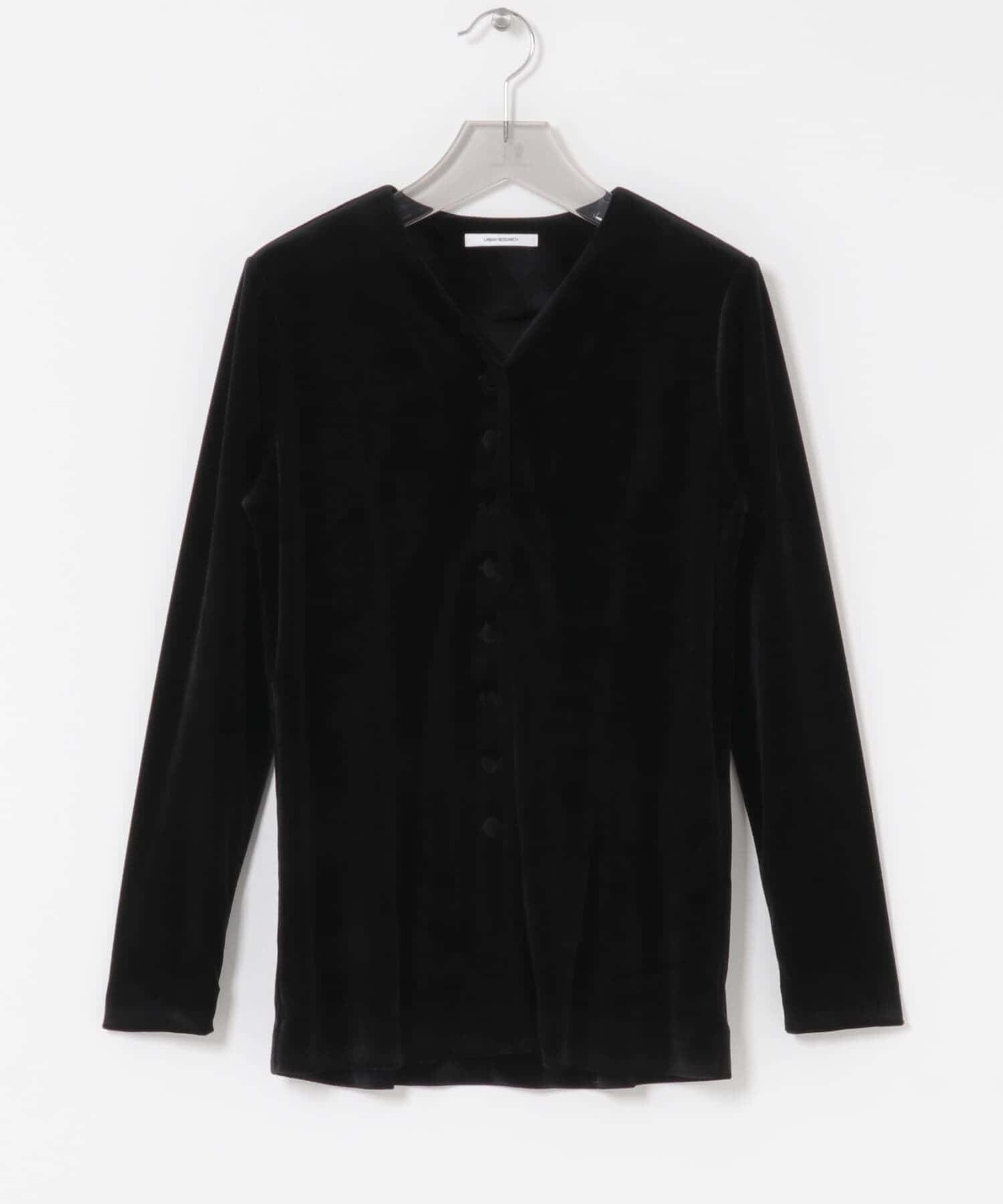 URBAN RESEARCH「ベロアカーディガン」|カーディガン|