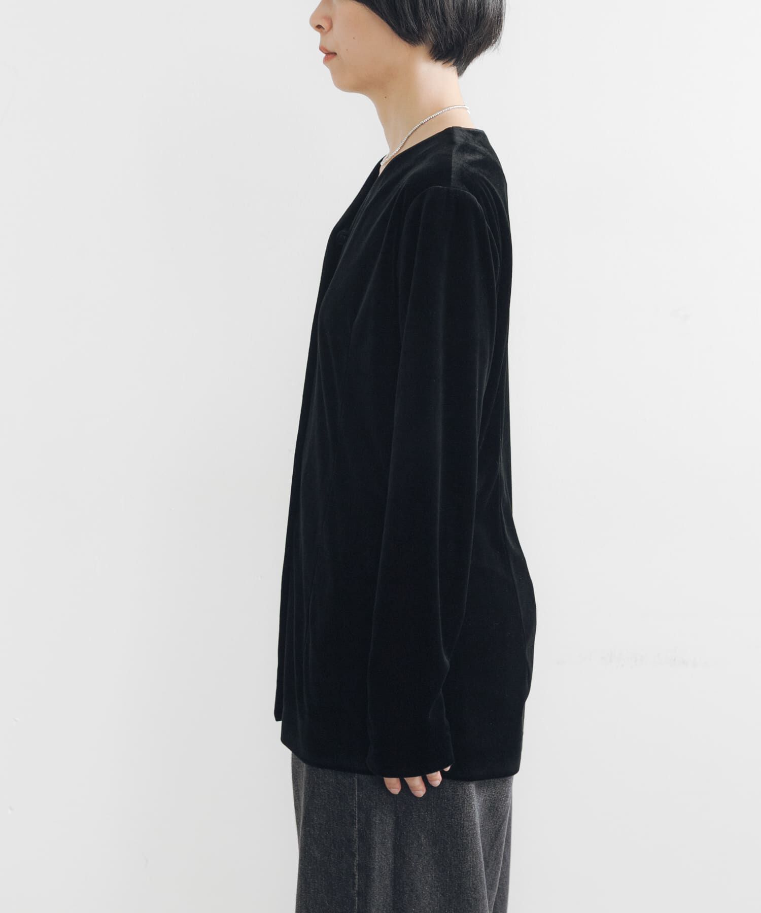 URBAN RESEARCH「ベロアカーディガン」|カーディガン|
