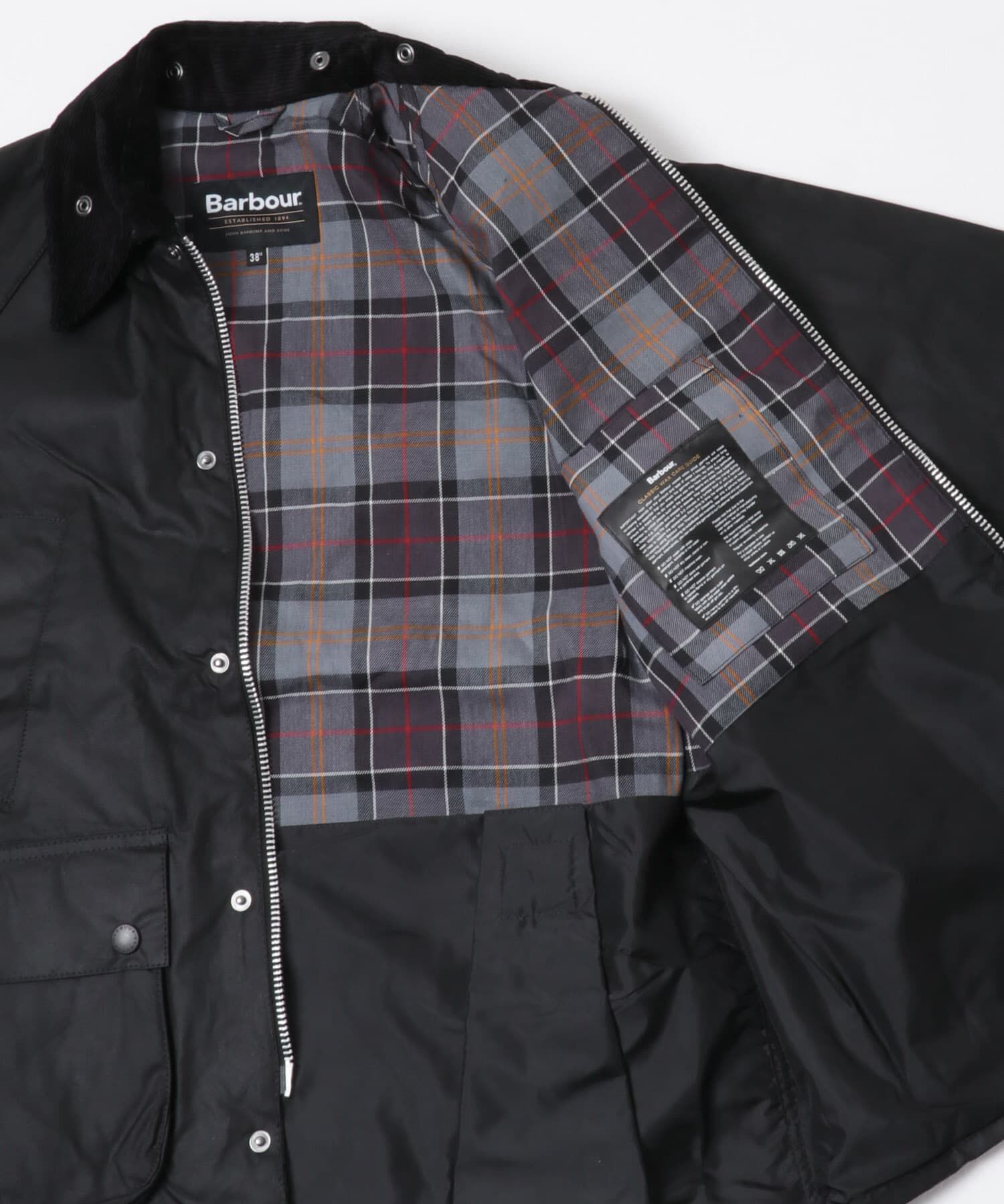 URBAN RESEARCH DOORS「Barbour　OS BEDALE WAX JACKET」|ノーカラーコート|