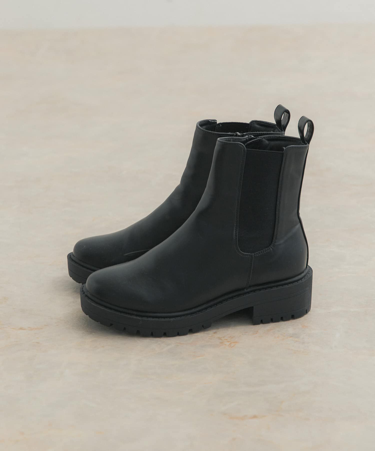 URBAN RESEARCH DOORS「『晴雨兼用』トラックソールブーツ」|ショートブーツ|