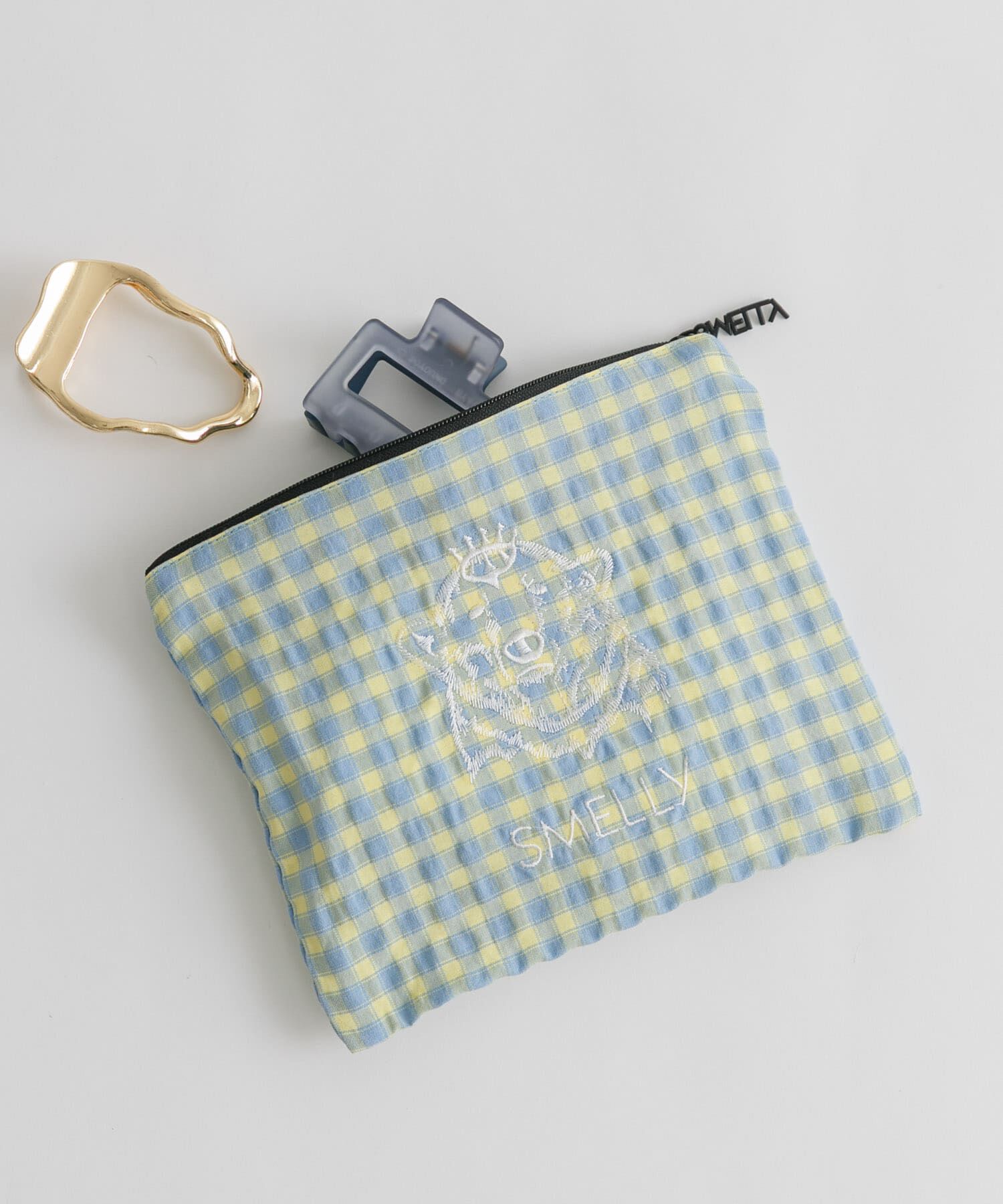 SMELLY「MELLYポーチM」|ポーチ|ブルー系その他