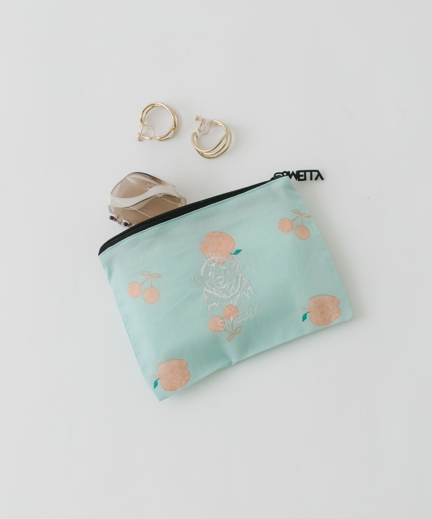 SMELLY「MELLYポーチS」|ポーチ|グリーン系その他