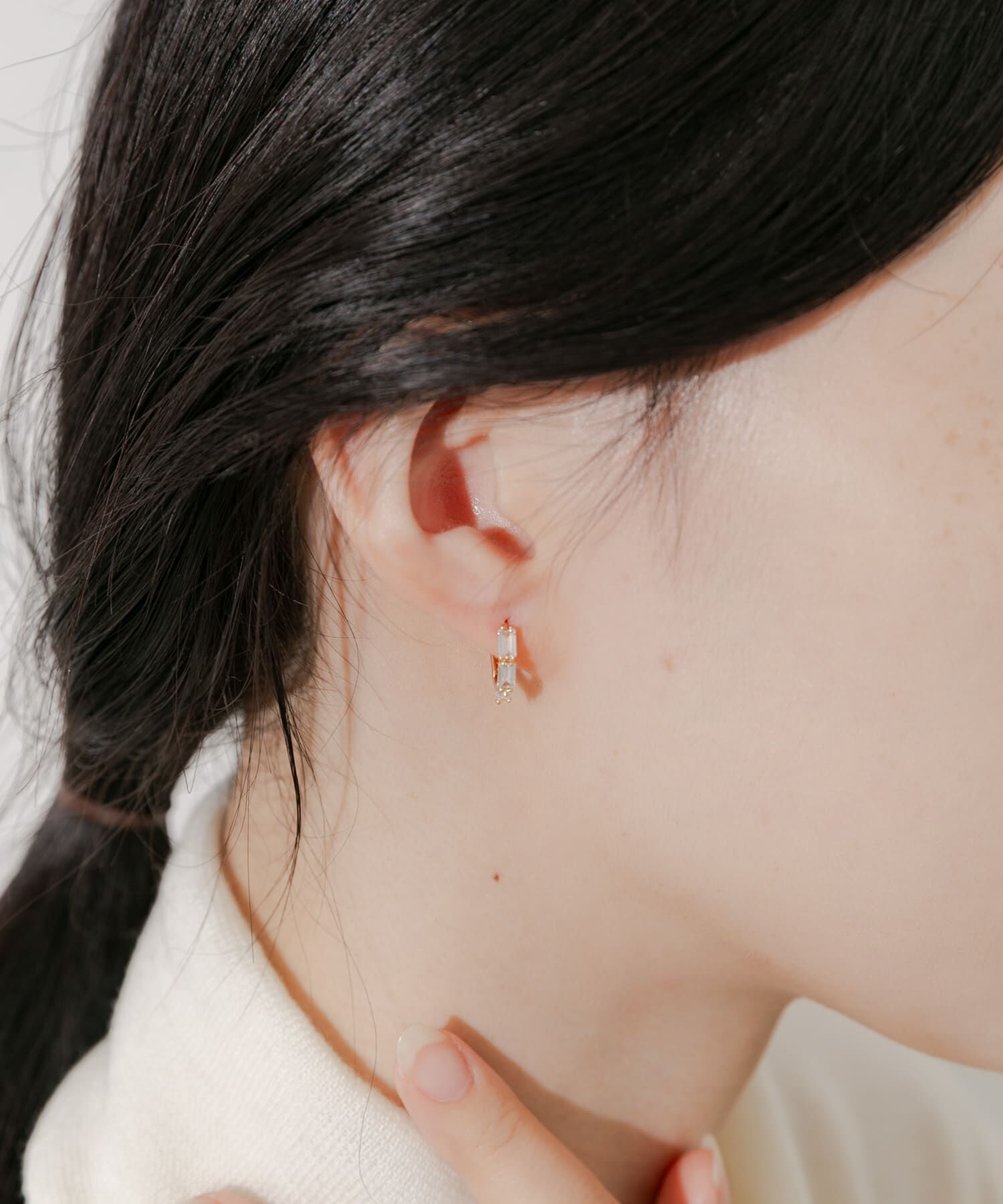 SMELLY「ミニビジューワンタッチピアス」|ピアス|