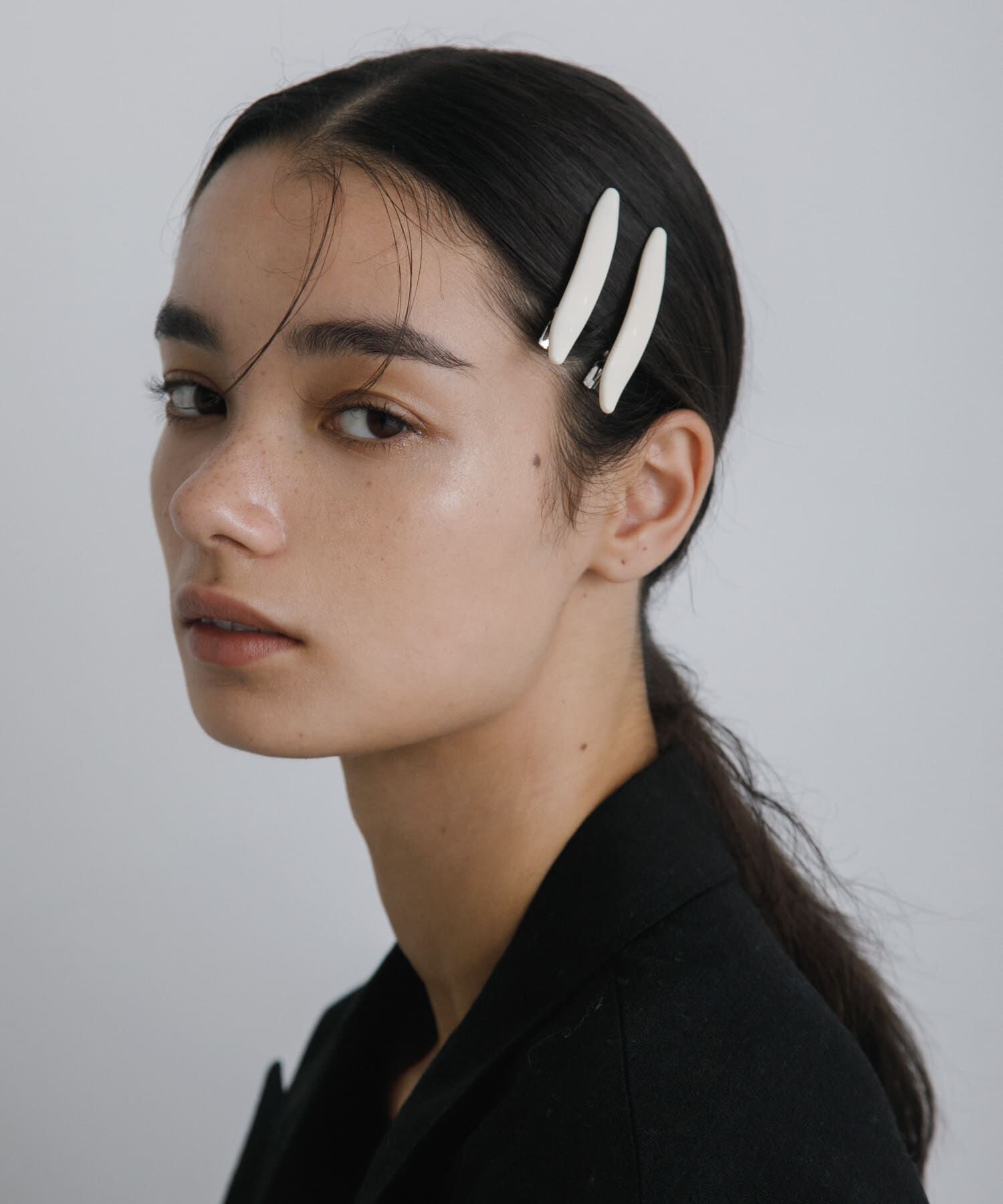 URBAN RESEARCH「decor『デコール』　2P Oval hair clip」|その他|アイボリー