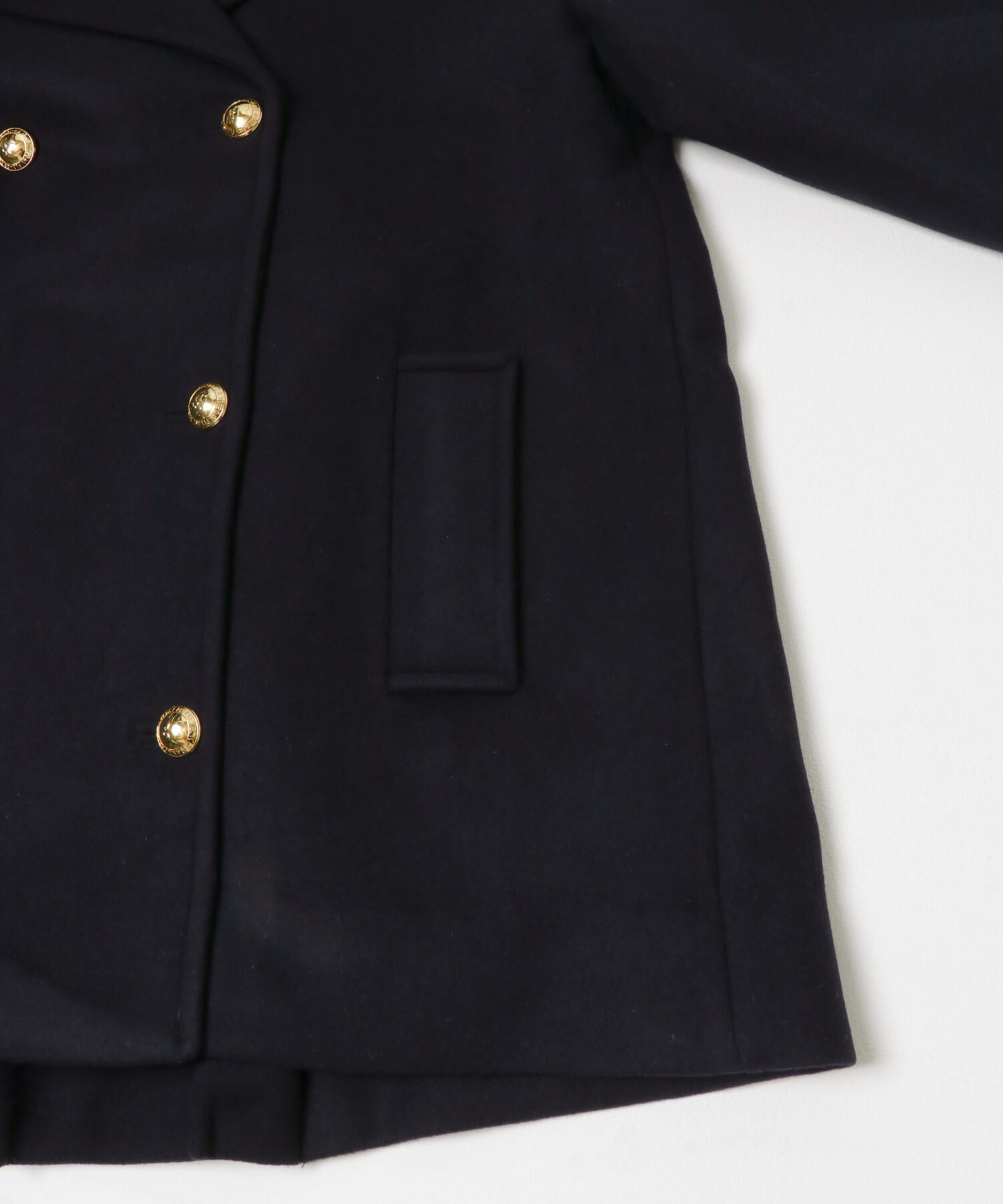 URBAN RESEARCH「GANNI　Peacoat Wool Midi Coat」|ピーコート|