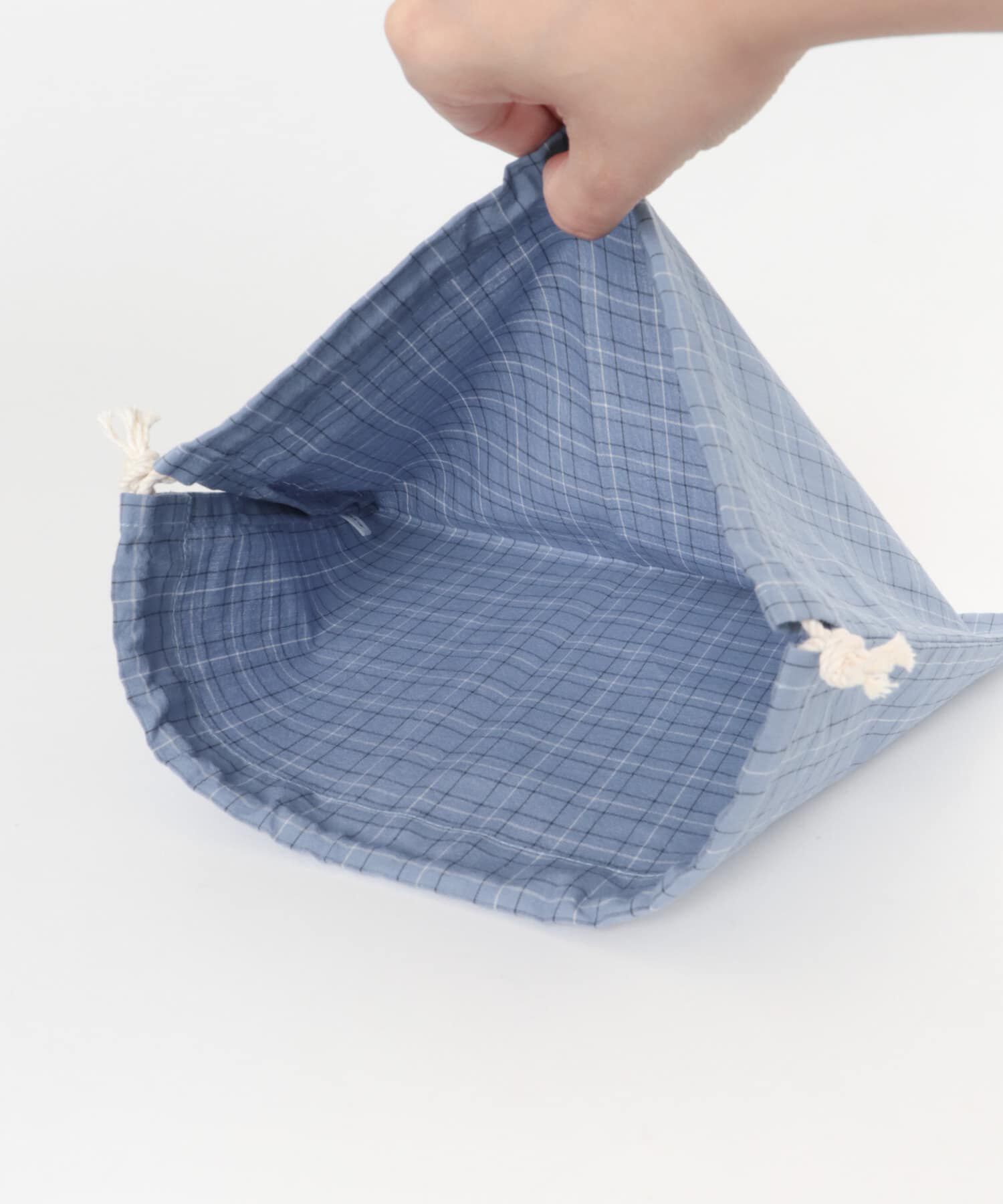 URBAN RESEARCH DOORS「CINQ　巾着 チェック」|ポーチ|