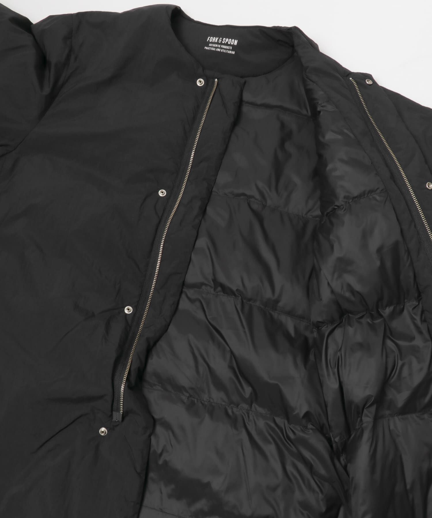 URBAN RESEARCH DOORS「FORK&SPOON　SORONAノーカラーコート」|ノーカラーコート|