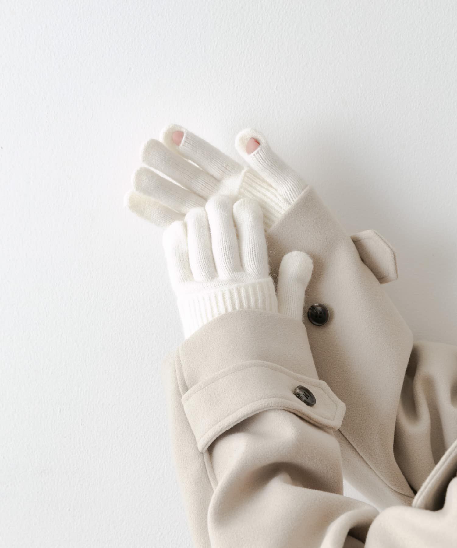 SMELLY「2WAYホールタッチグローブ」|手袋|