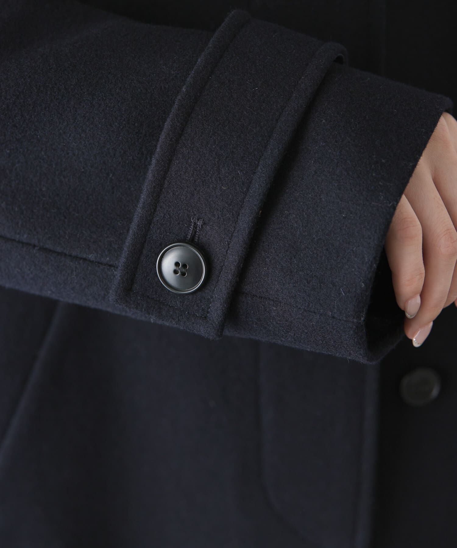 URBAN RESEARCH DOORS「FORK&SPOON　ウールノーカラーコート」|ノーカラーコート|