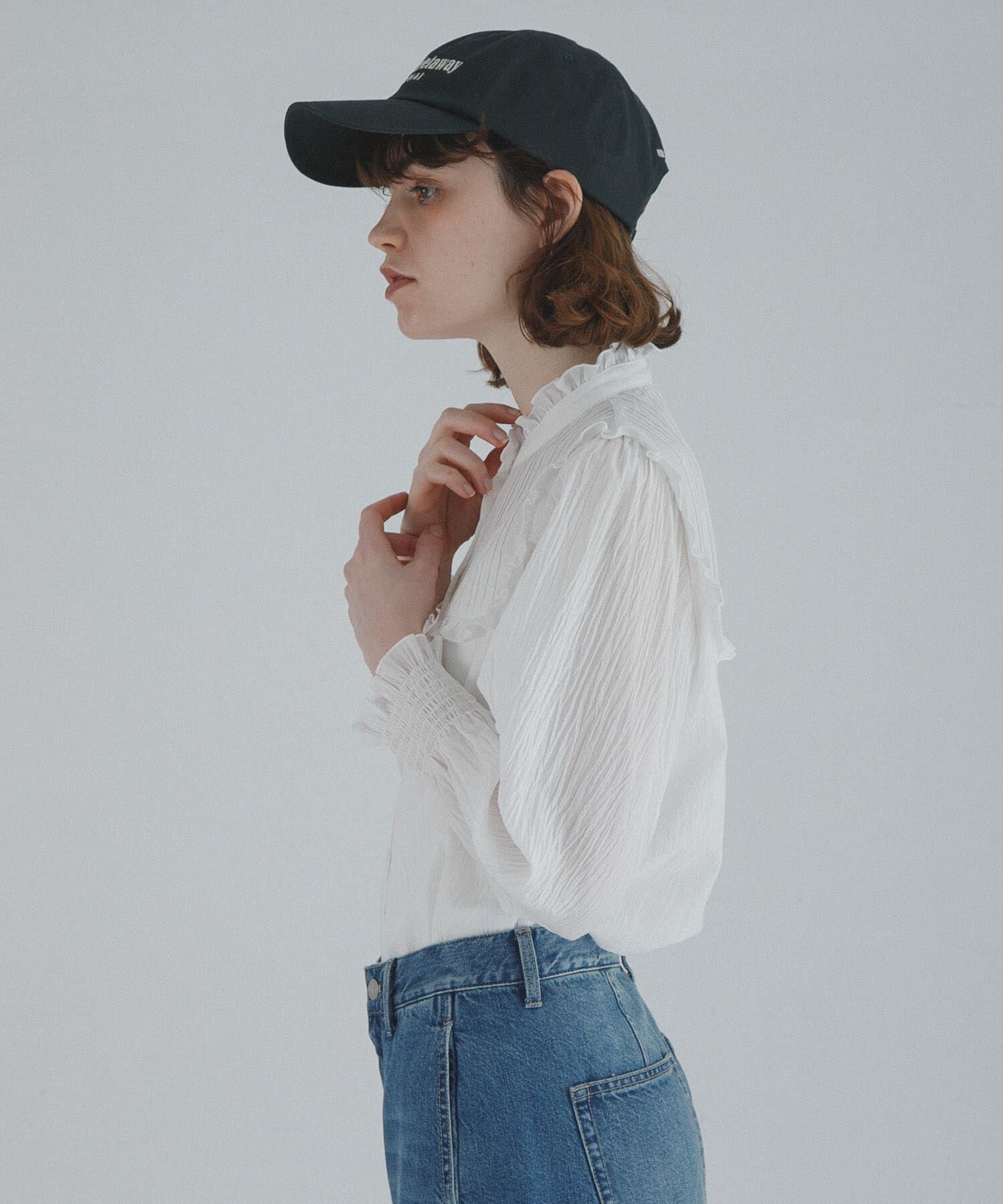 Sonny Label 「『WEB限定』スタンドカラーピンタックフリルシャツ」|シャツ・ブラウス|