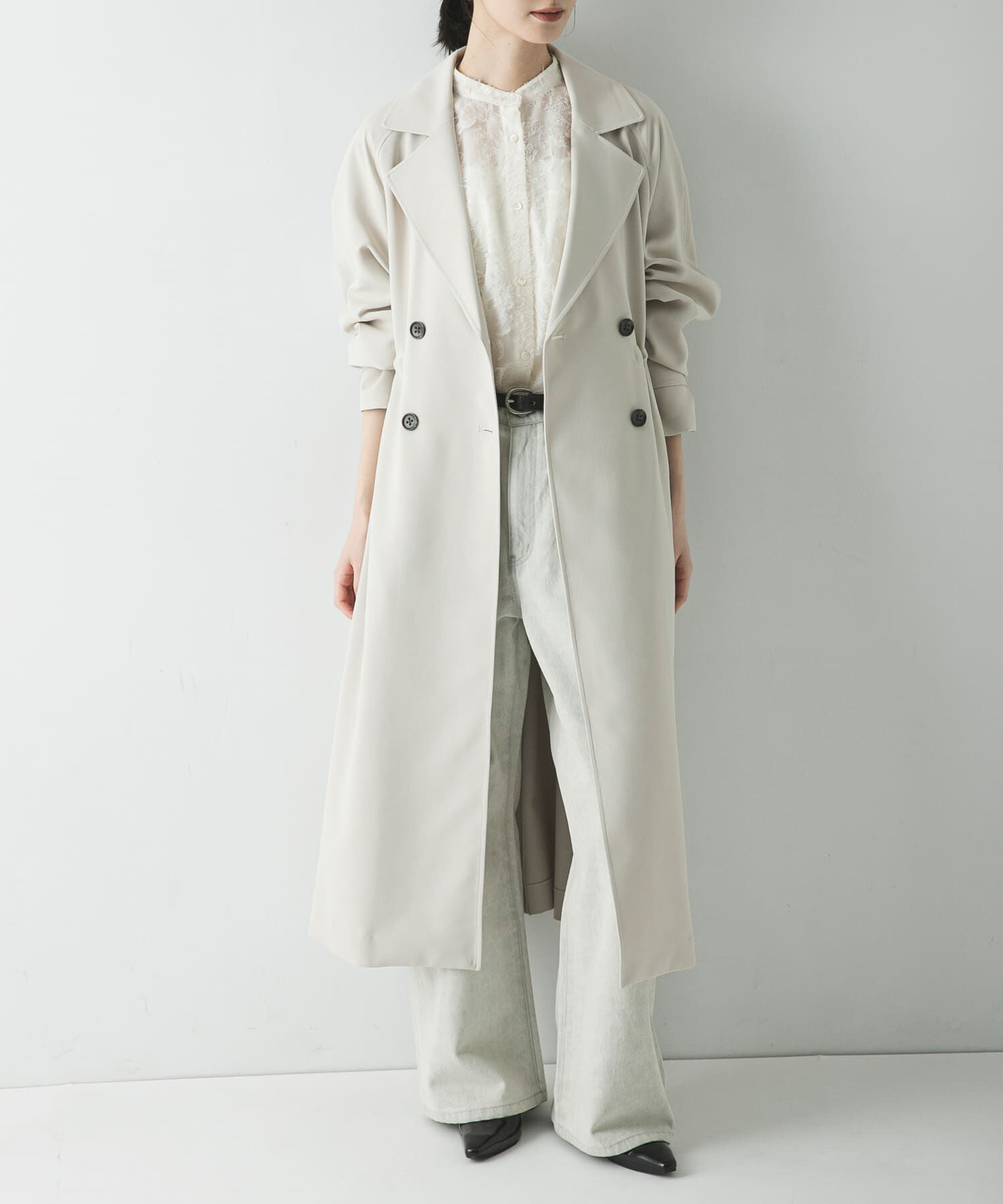 URBAN RESEARCH「『撥水/UVカット』ドロストトレンチコート」|トレンチコート|