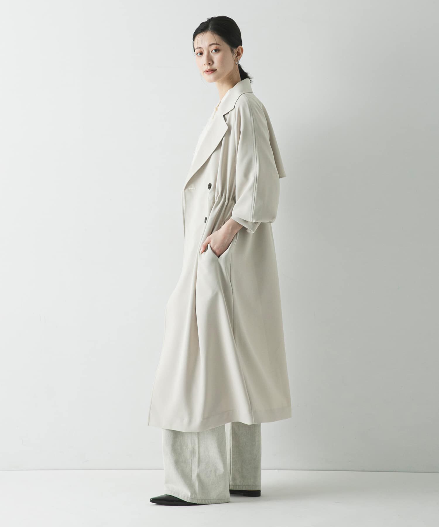 URBAN RESEARCH「『撥水/UVカット』ドロストトレンチコート」|トレンチコート|