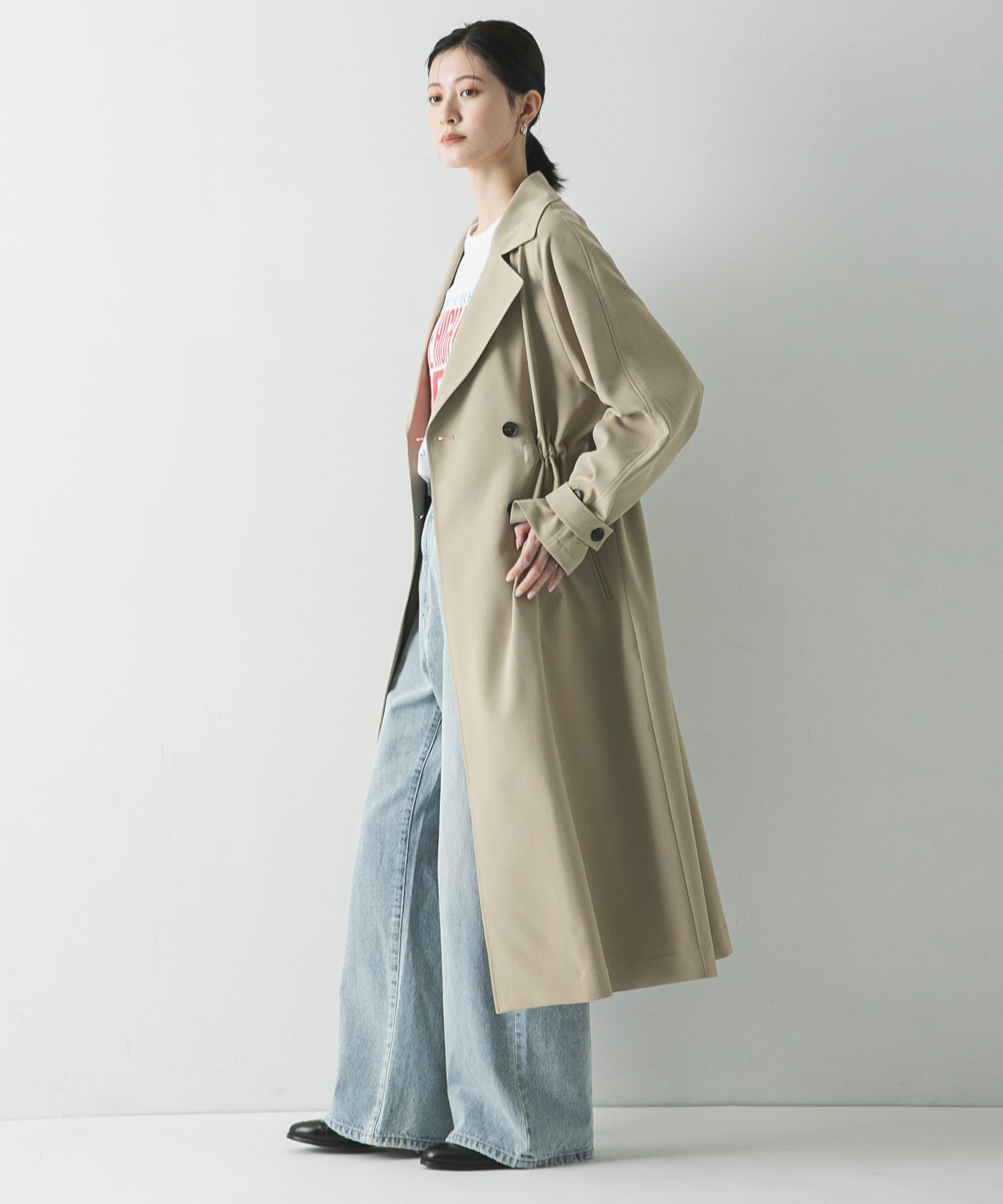 URBAN RESEARCH「『撥水/UVカット』ドロストトレンチコート」|トレンチコート|