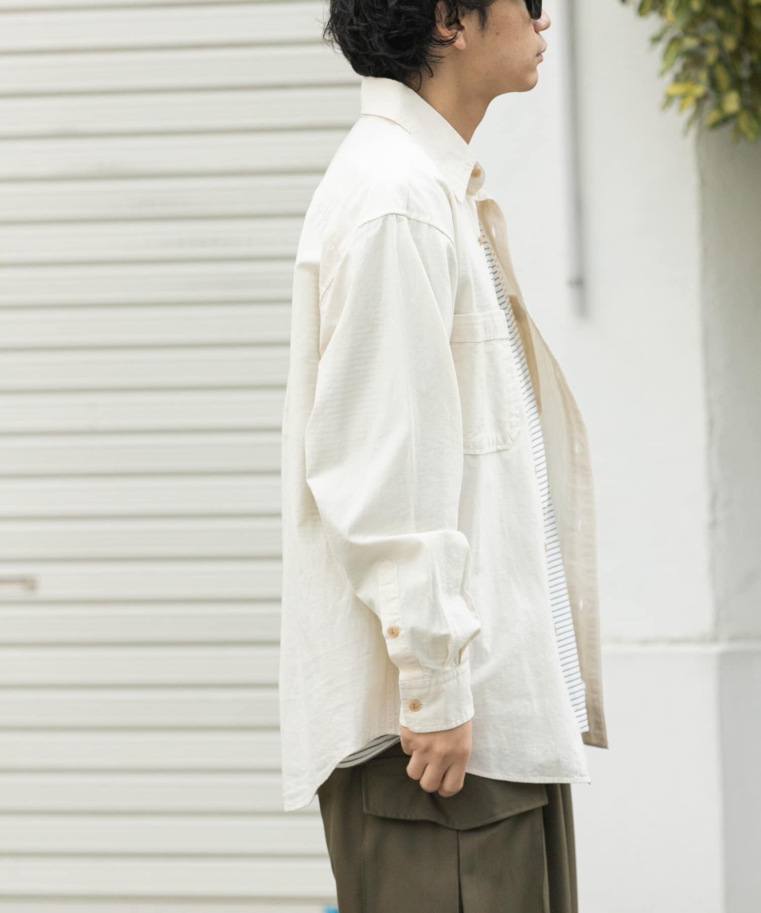 URBAN RESEARCH DOORS「FORK&SPOON　ダブルポケットシャンブレーシャツ」|シャツ・ブラウス|