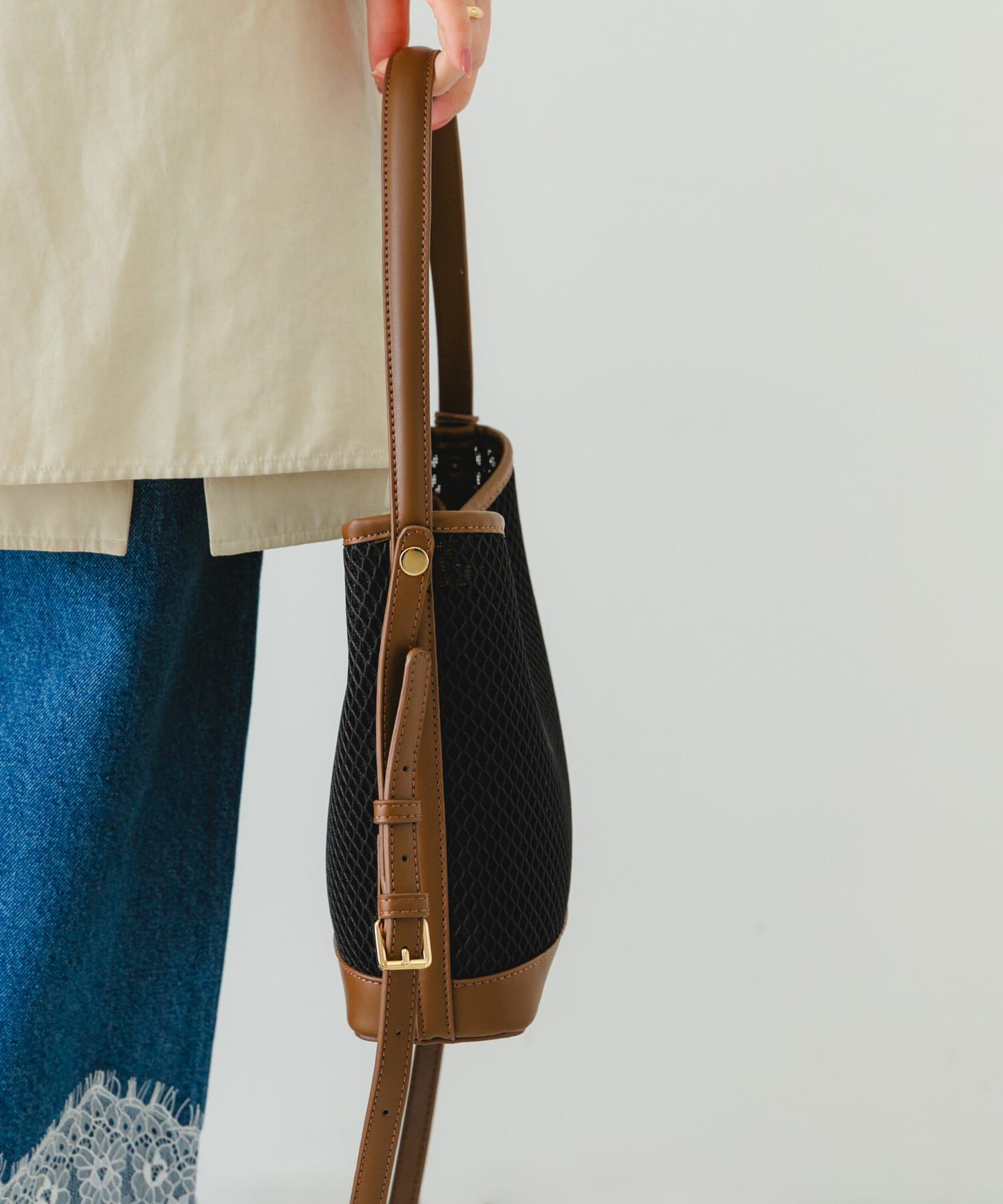 RODE SKO「グラスホルダーセットメッシュ2WAYバッグ」|ショルダー・メッセンジャー|