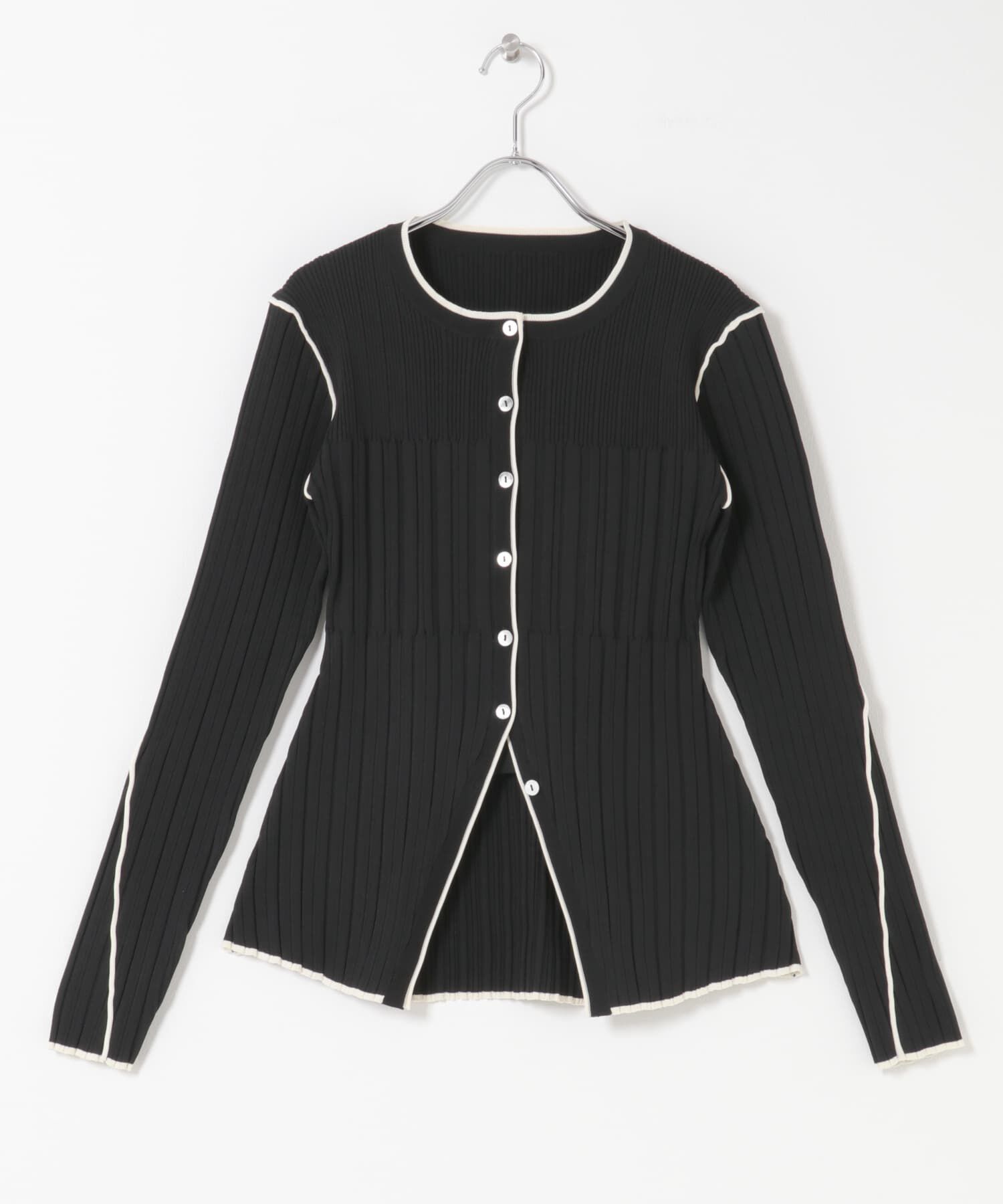 URBAN RESEARCH ROSSO「ELENDEEK　BI COLOR ENSEMBLE KNIT」|ニット・セーター|ブラック