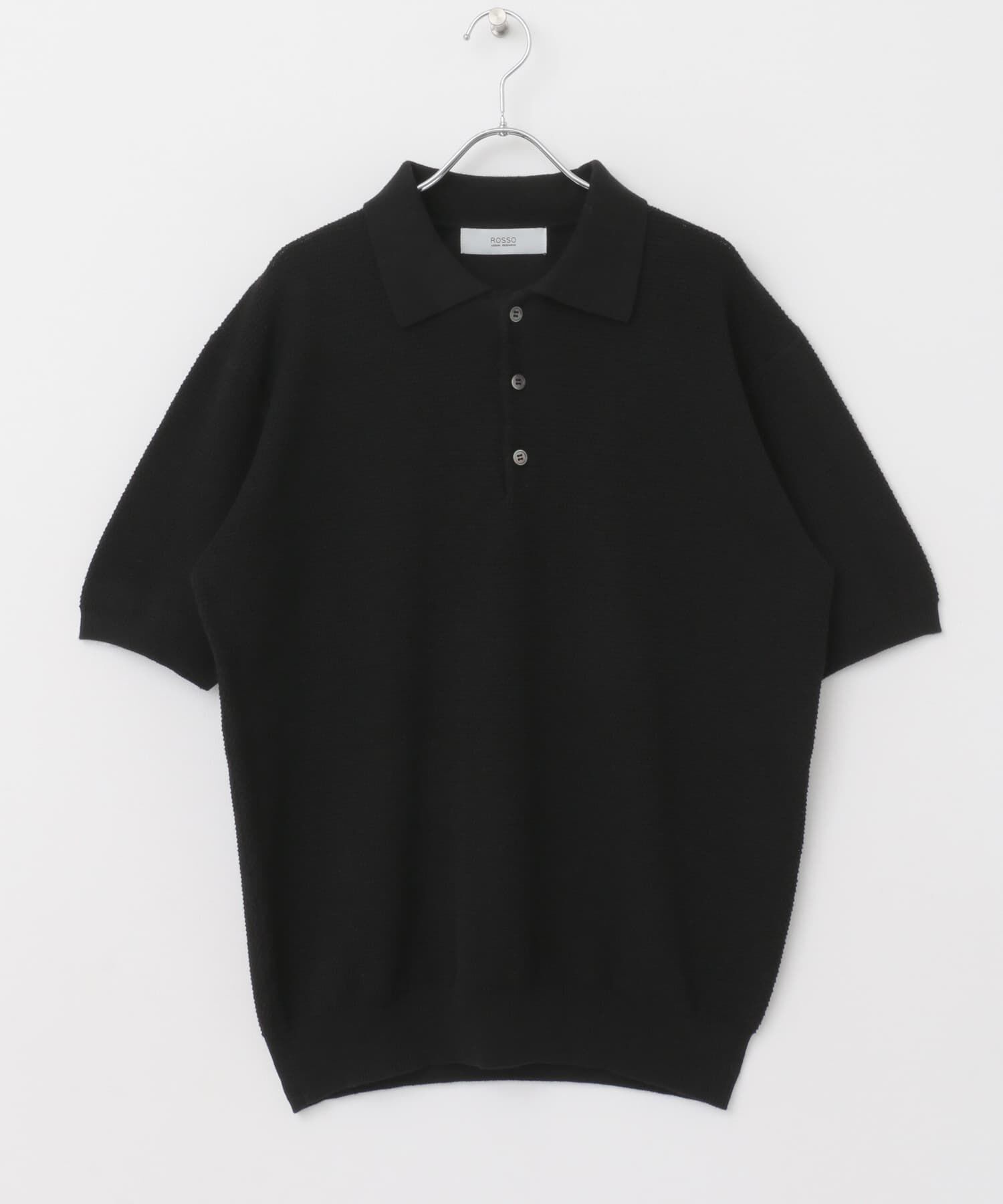 URBAN RESEARCH ROSSO「『WEB限定』変形カノコ半袖ニットポロ」|ポロシャツ|