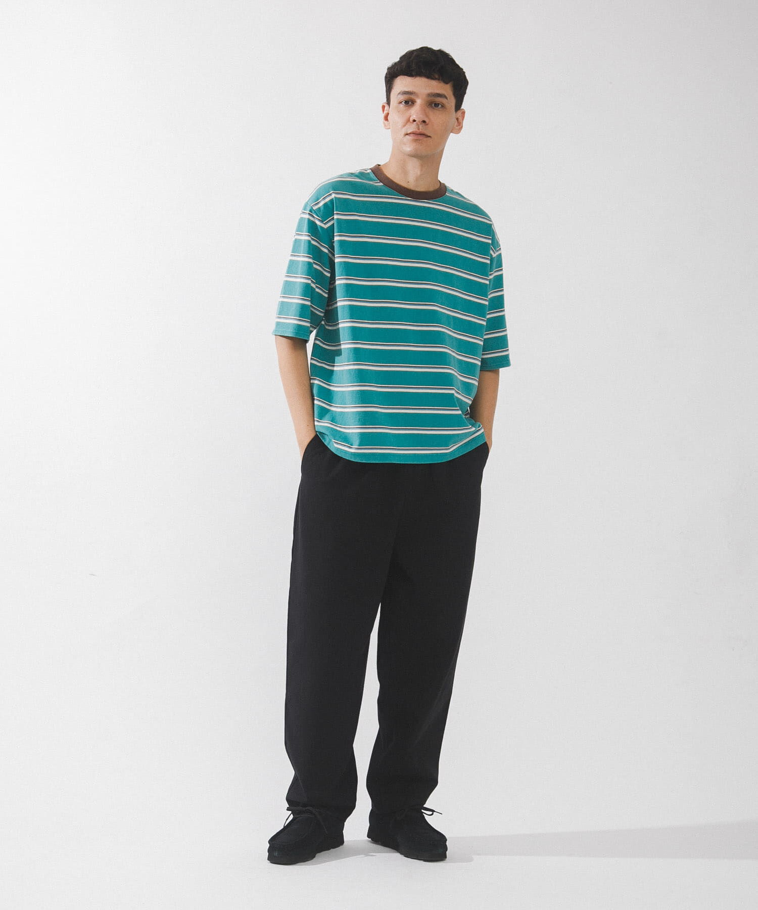 Sonny Label 「マルチボーダーショートスリーブTシャツ」|Tシャツ・カットソー|