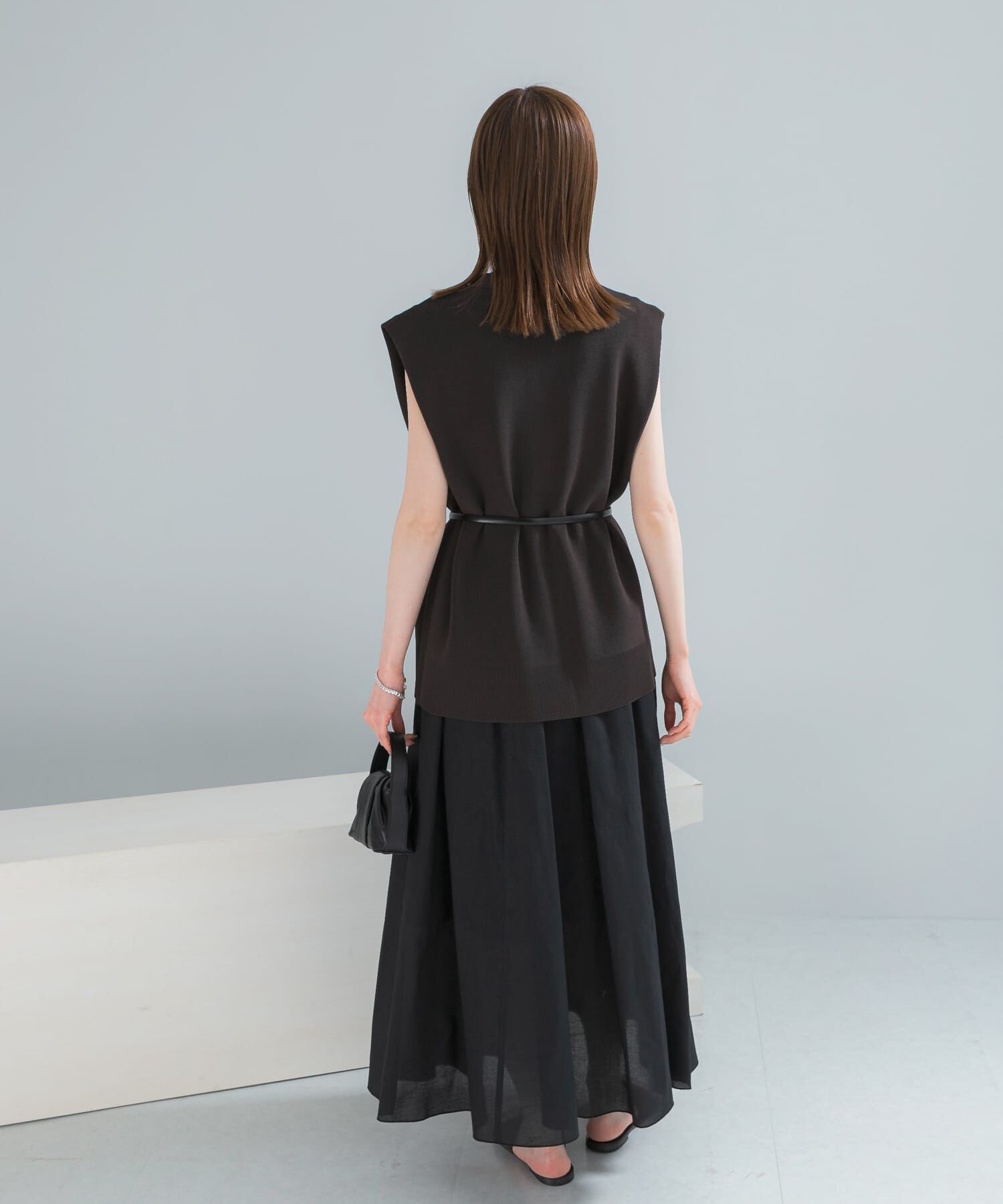 URBAN RESEARCH ROSSO「ショルダータックニットベスト」|ベスト・ジレ|