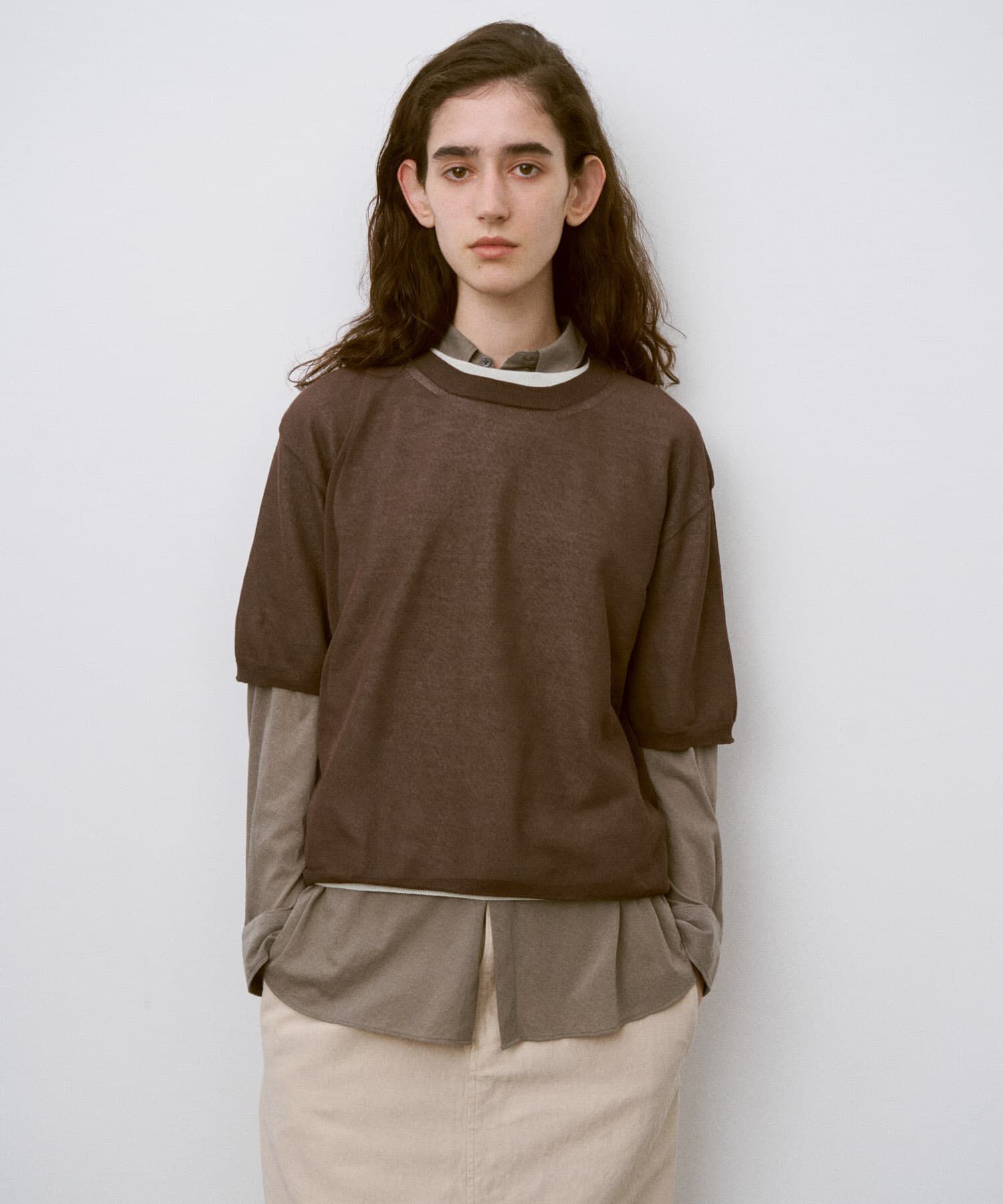 URBAN RESEARCH DOORS「unfil　COTTONSHEERSHIRTS」|シャツ・ブラウス|