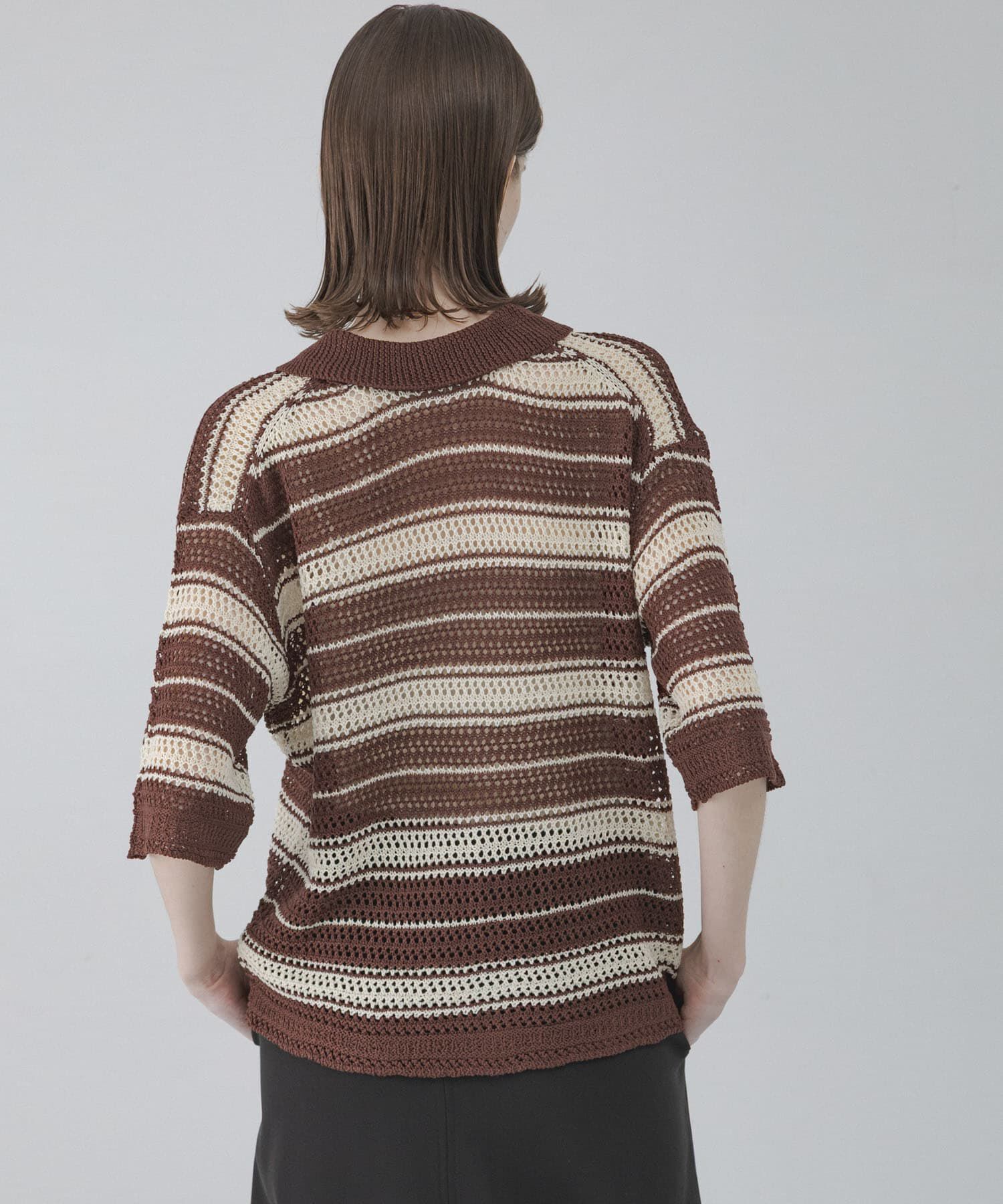 Sonny Label 「メッシュニットオーバーシャツ」|ニット・セーター|