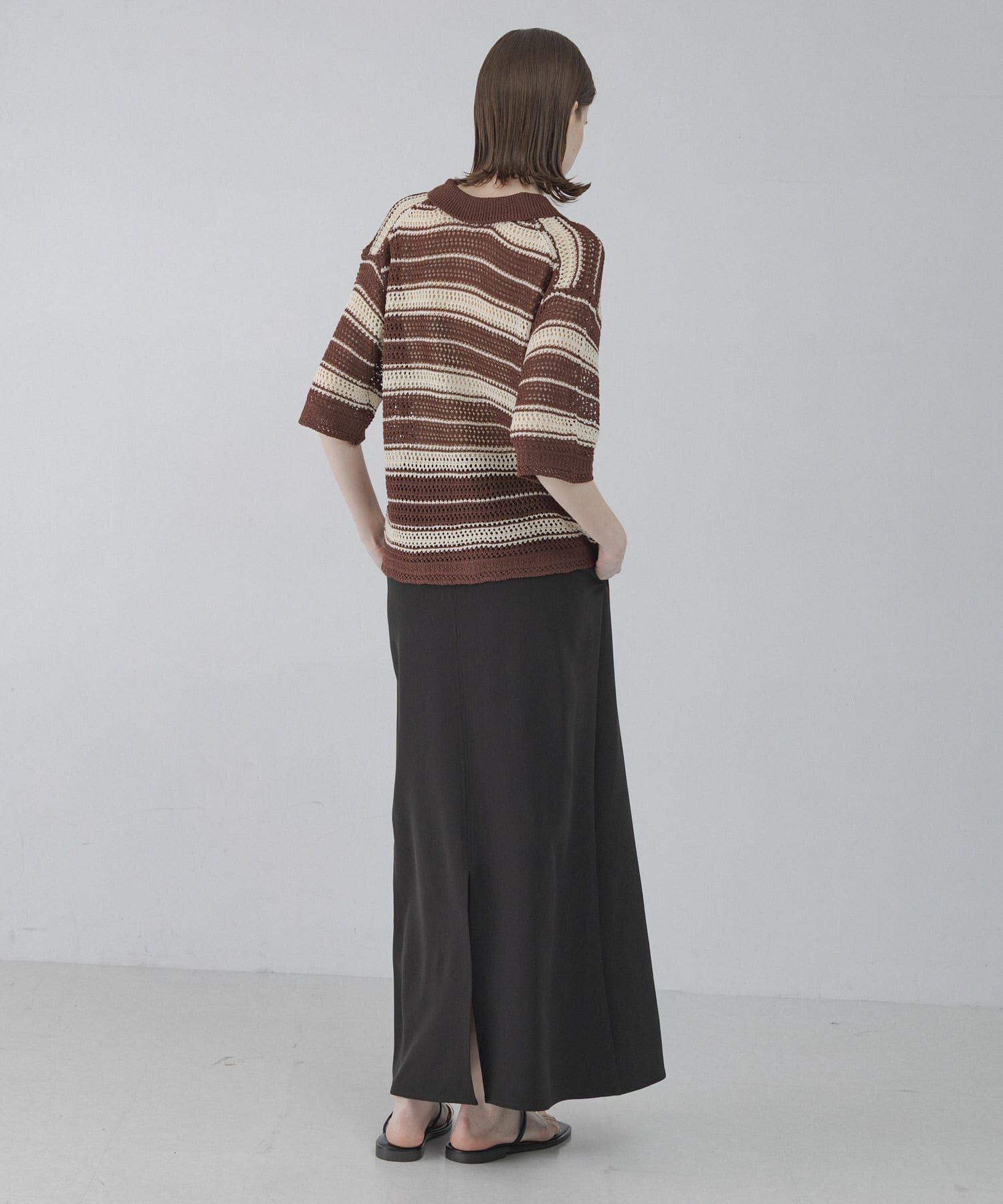 Sonny Label 「メッシュニットオーバーシャツ」|ニット・セーター|