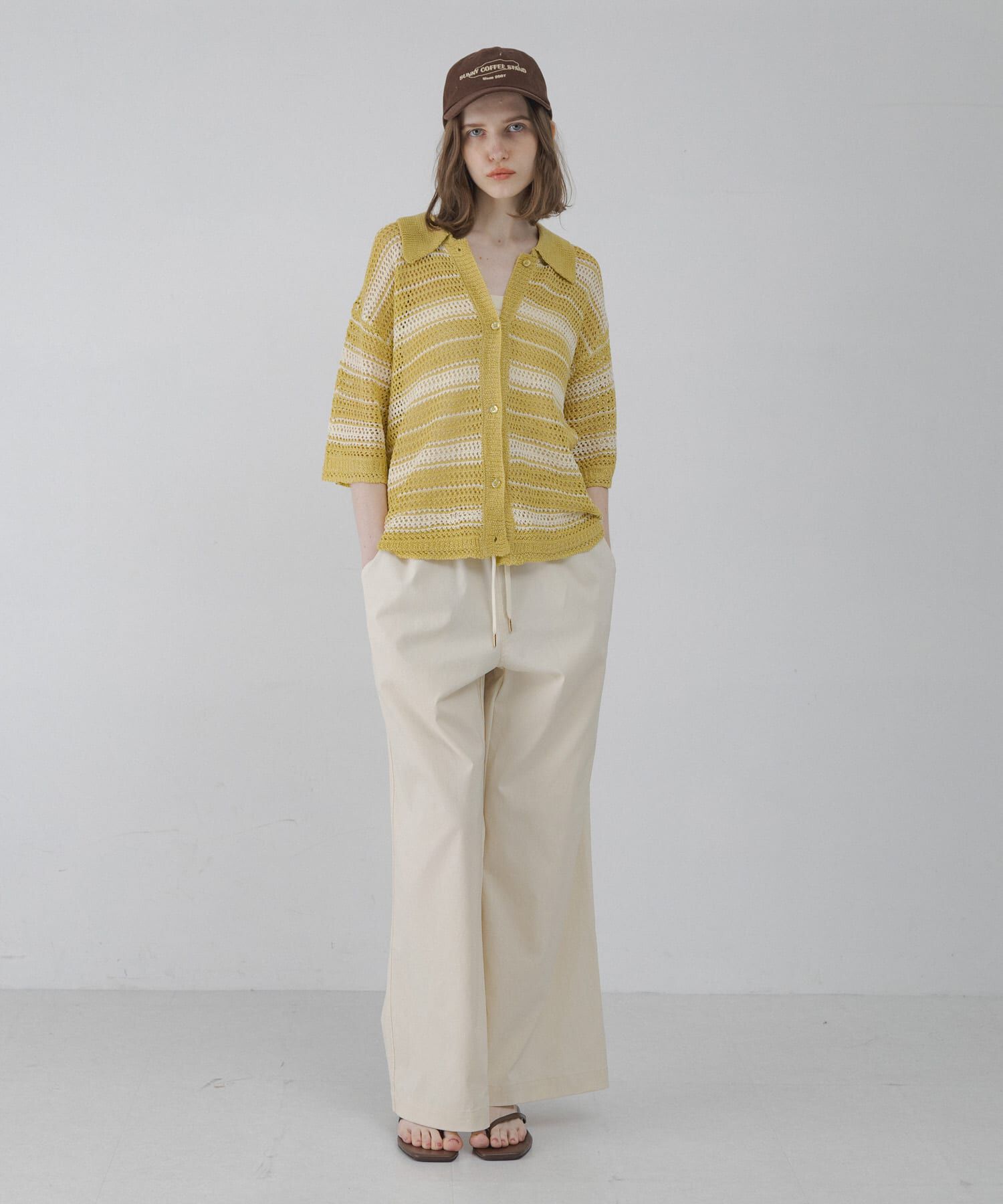 Sonny Label 「メッシュニットオーバーシャツ」|ニット・セーター|