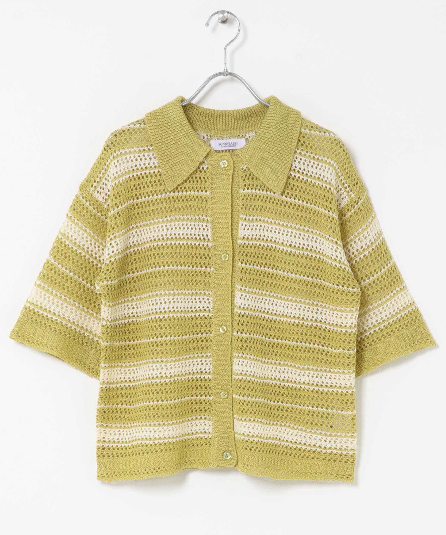 Sonny Label 「メッシュニットオーバーシャツ」|ニット・セーター|