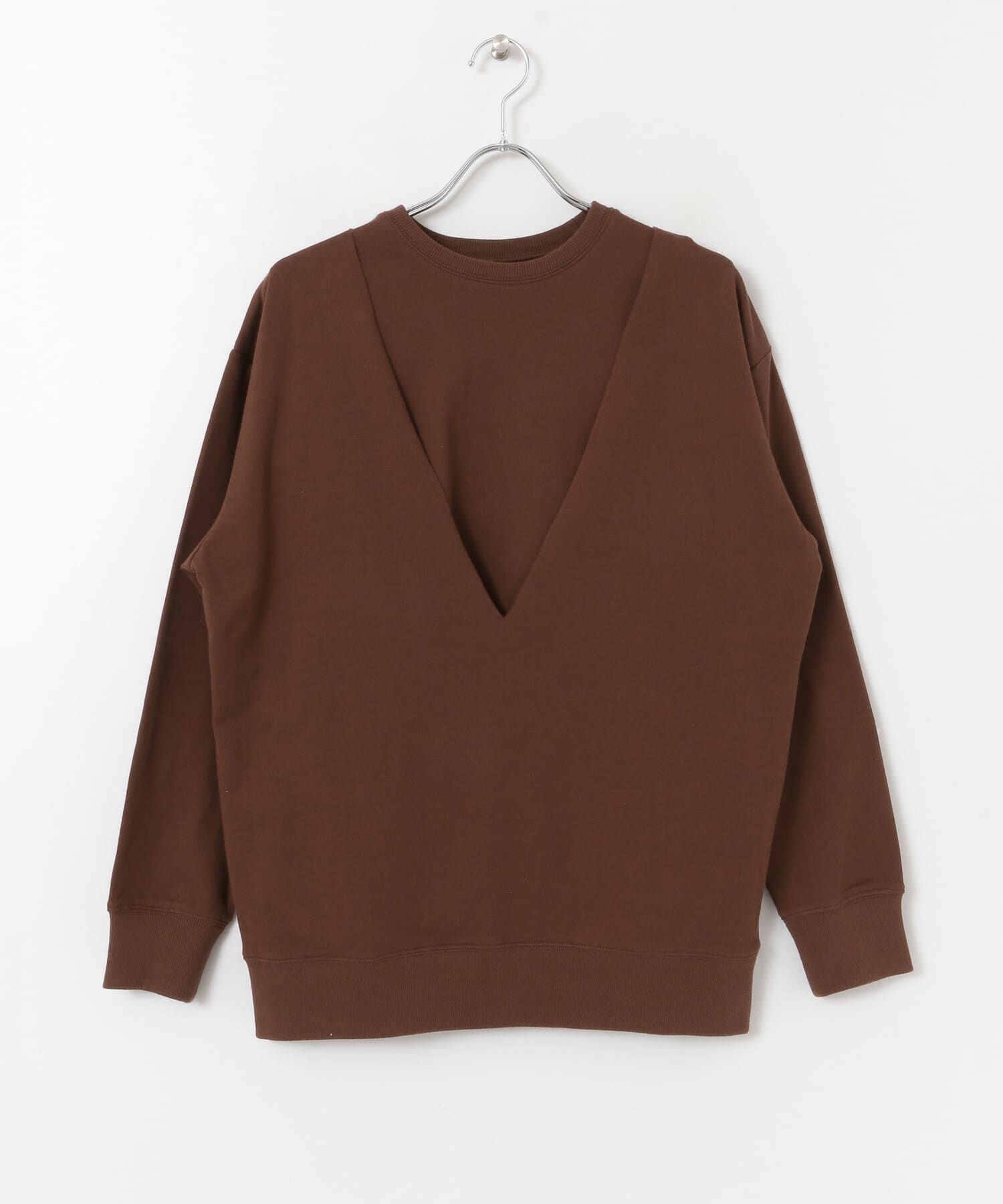  「深VネックSETスウェット&there4;」|Tシャツ・カットソー|