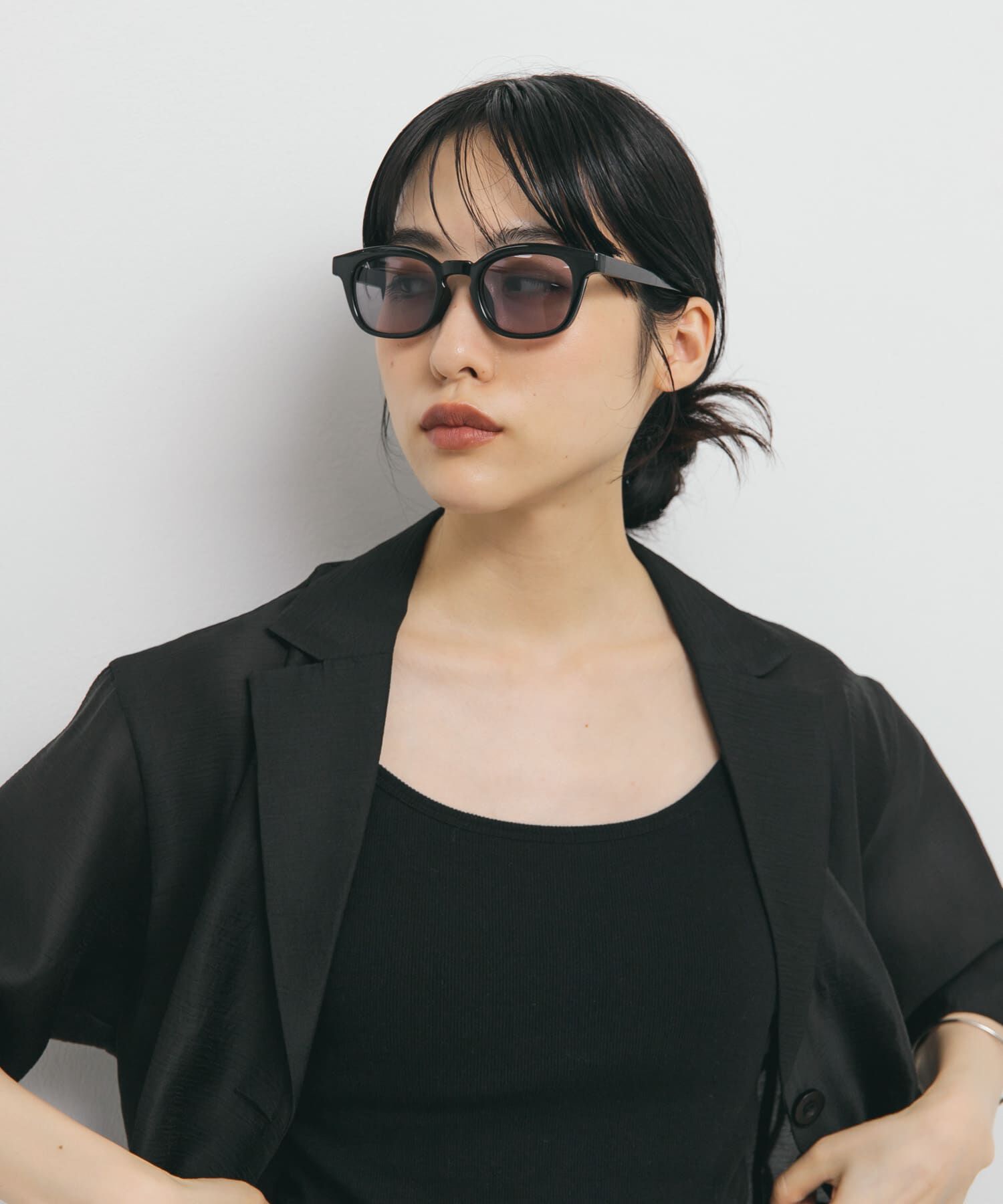  「ウェリントンフレームサングラス」|メガネ|