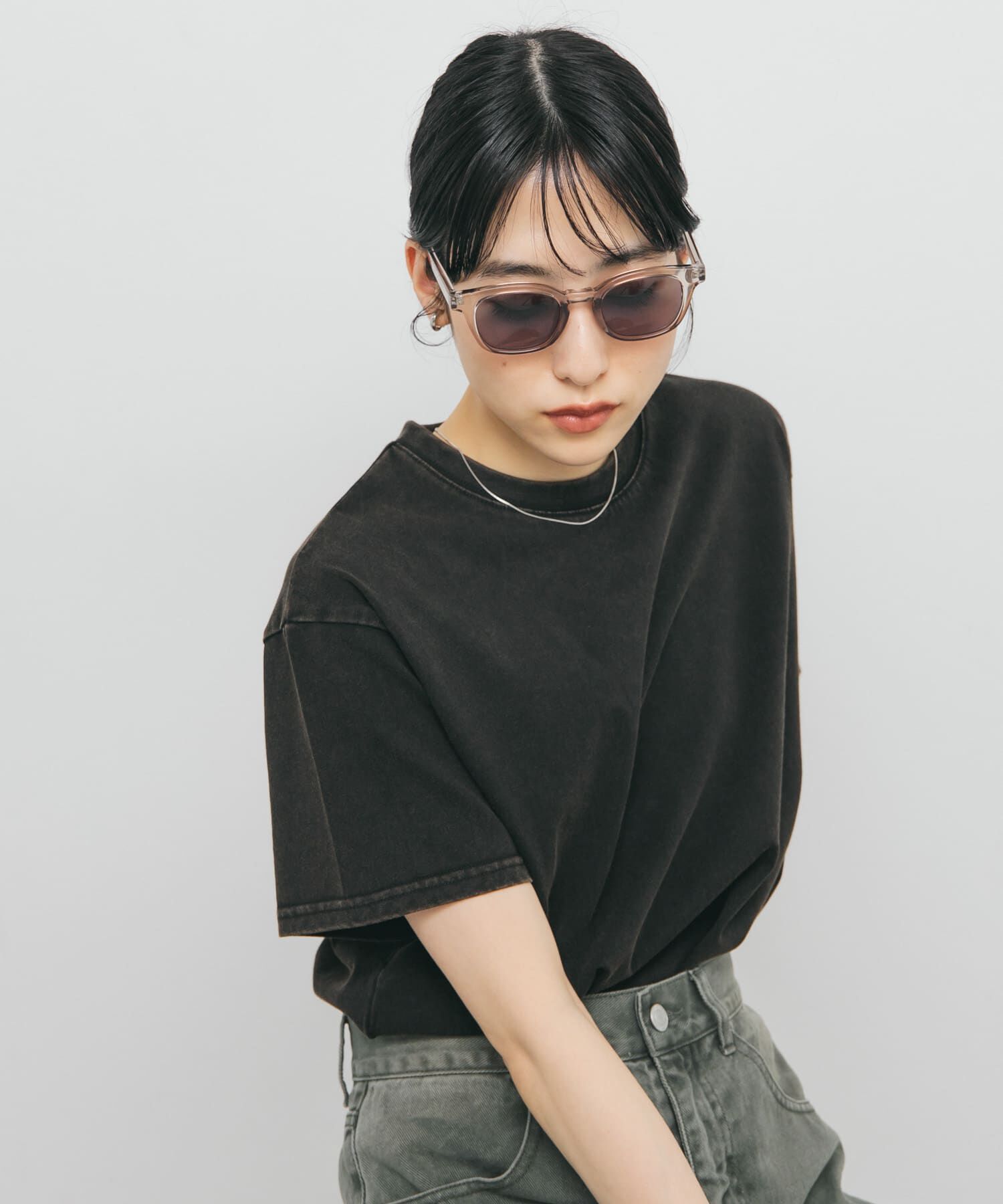  「ウェリントンフレームサングラス」|メガネ|