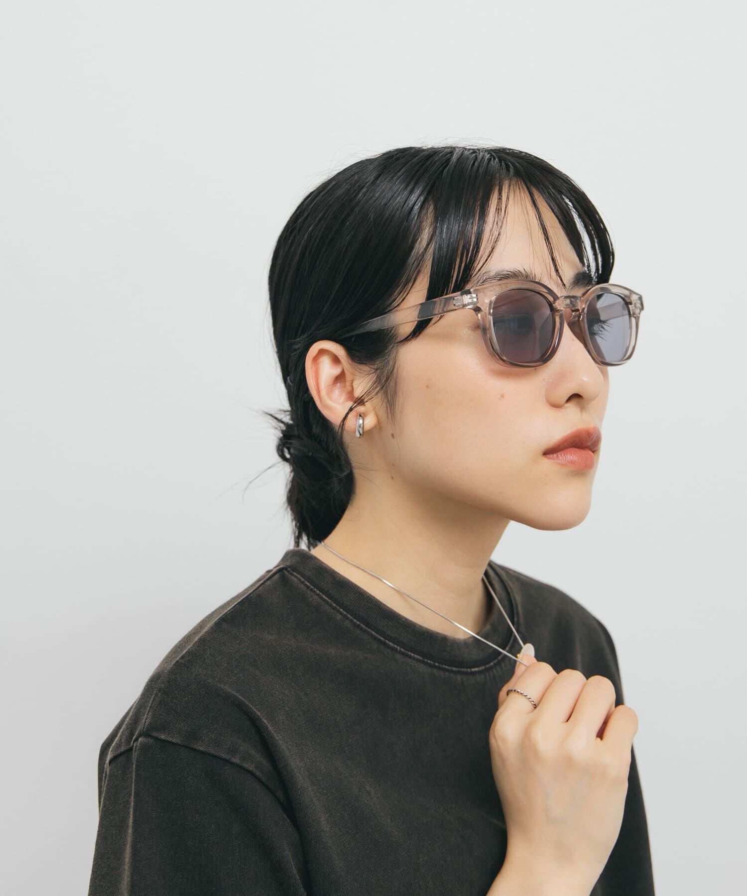  「ウェリントンフレームサングラス」|メガネ|