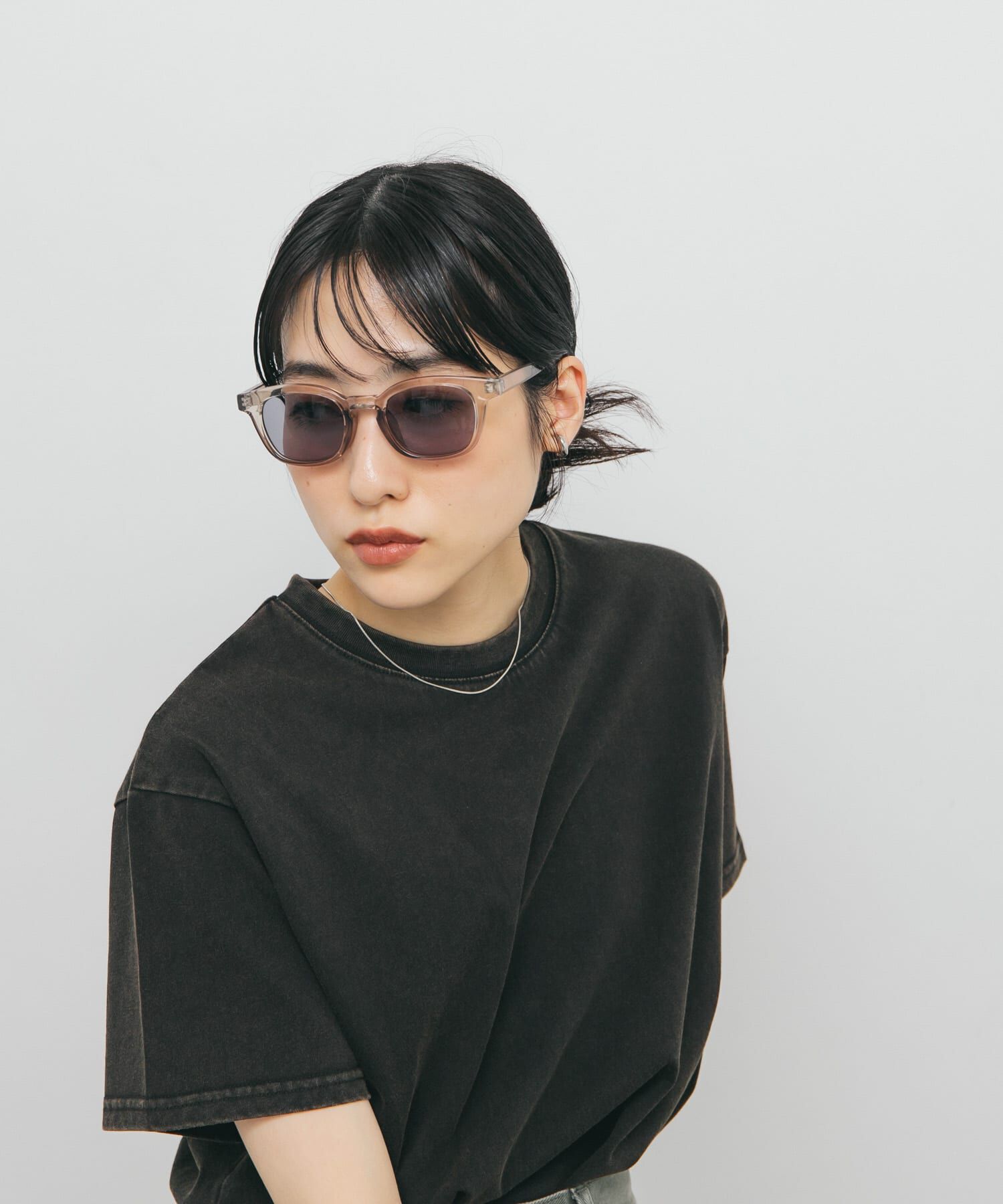  「ウェリントンフレームサングラス」|メガネ|