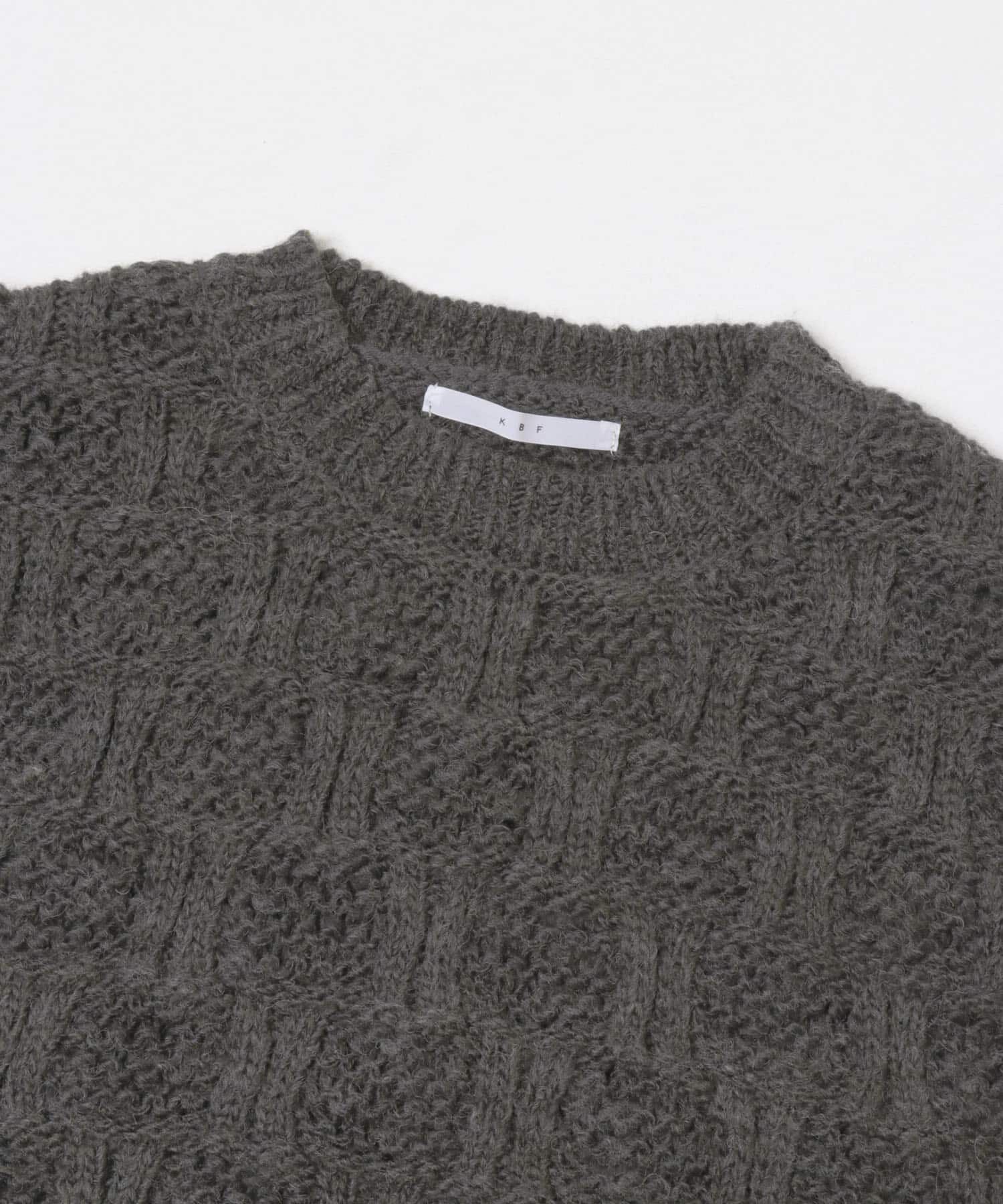  「グリッドパターンニット」|ニット・セーター|