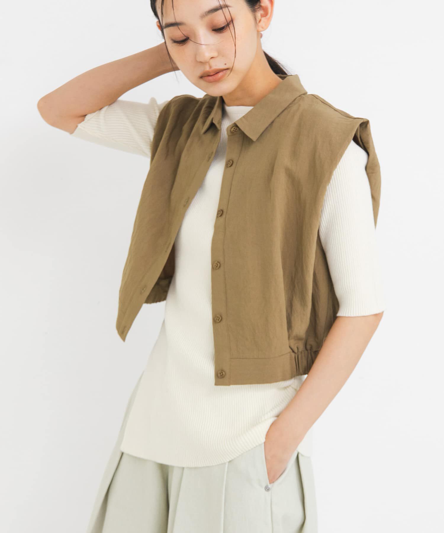  「アシンメトリーRIBニット」|ニット・セーター|