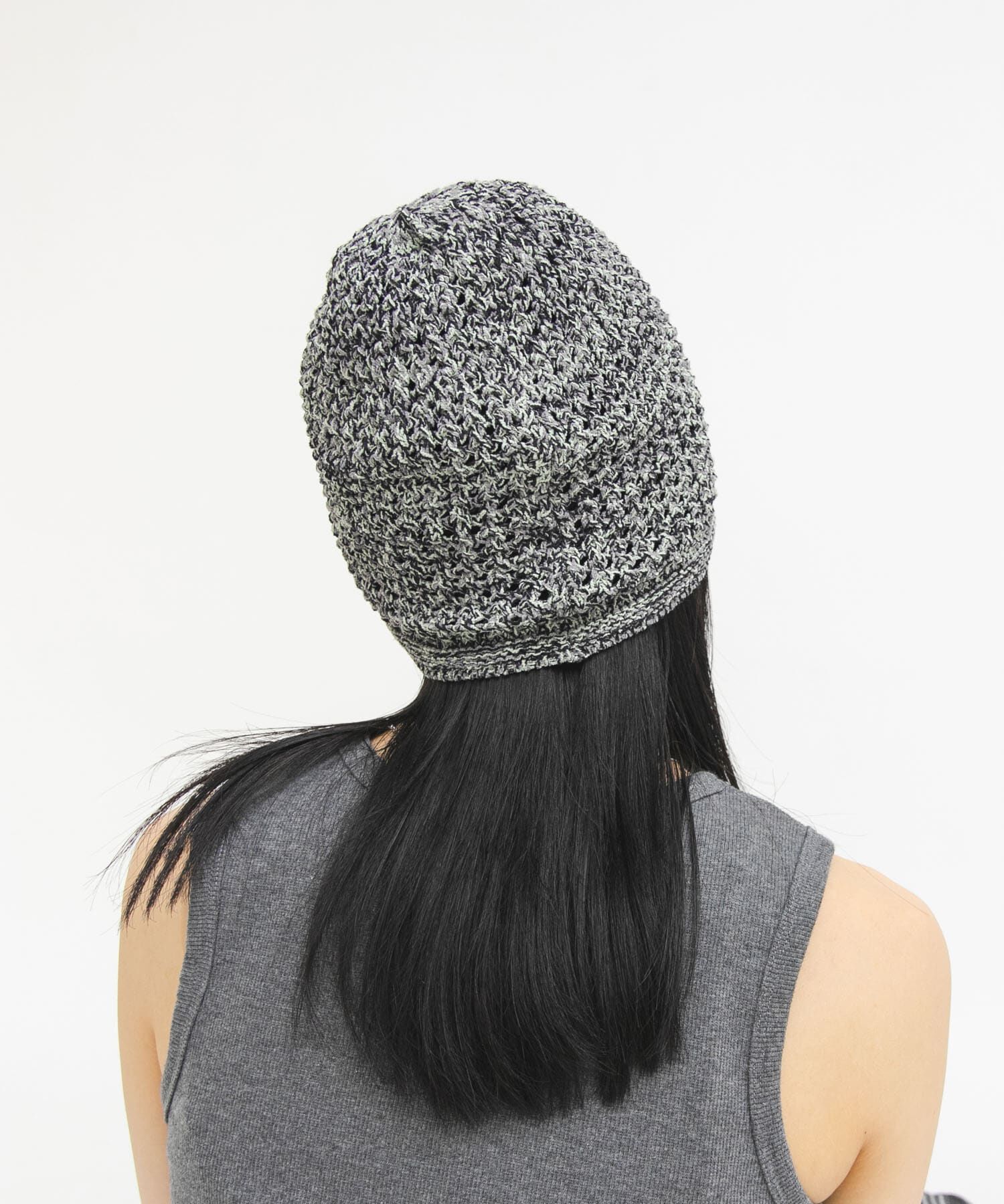  「マルチカラーニットビーニー」|ニット帽|