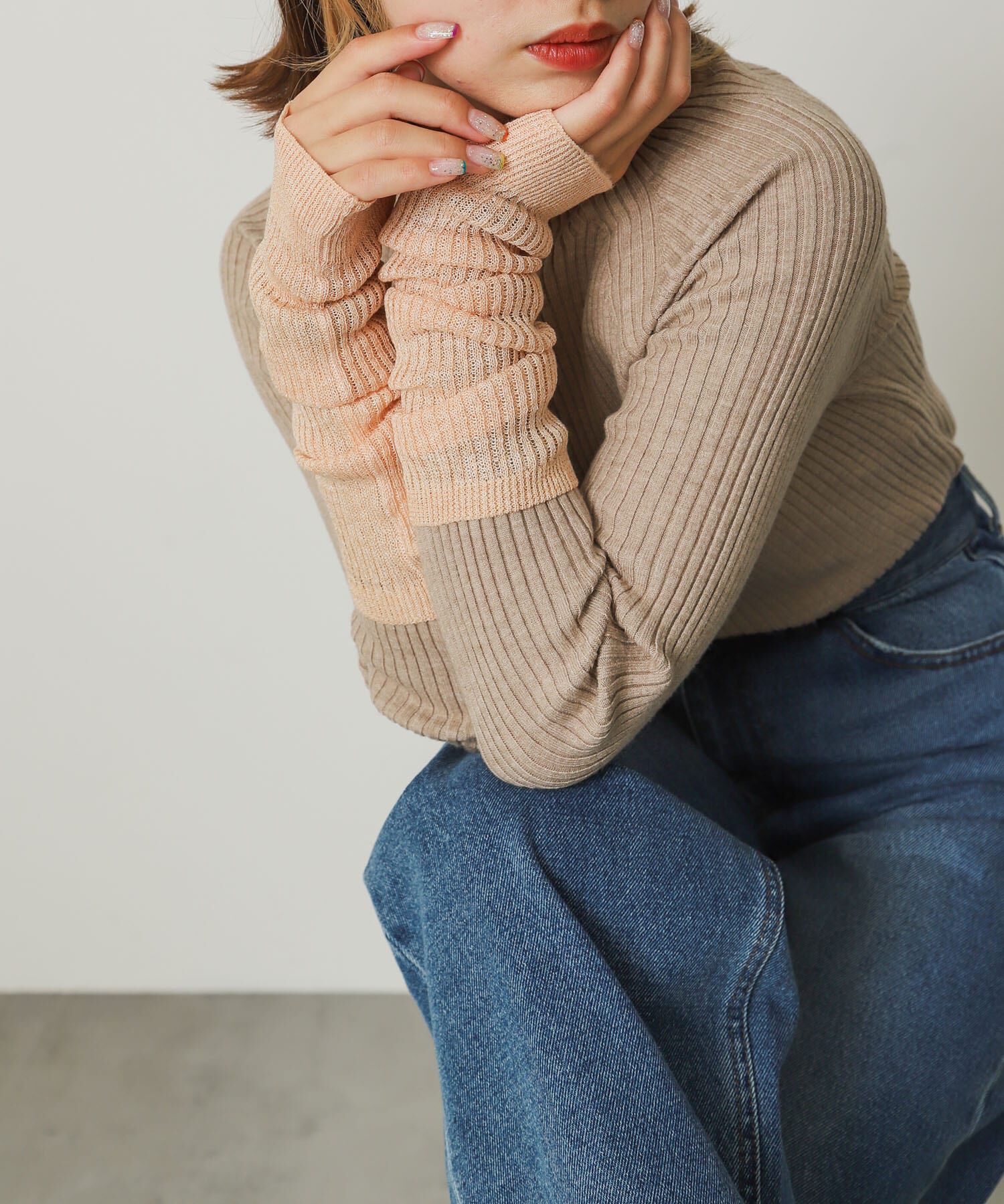 SENSE OF PLACE by URBAN RESEARCH「アソートアームウォーマー」|手袋|