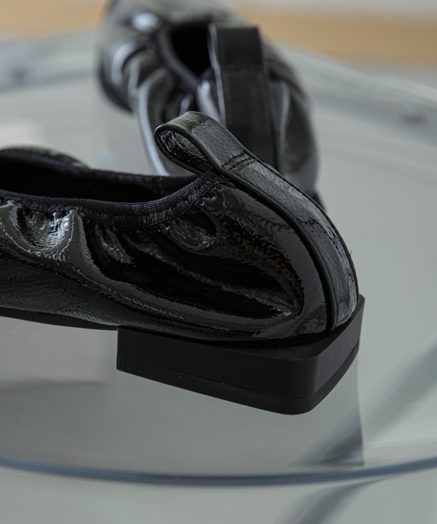 SENSE OF PLACE by URBAN RESEARCH「スクエアトゥフラットシューズ」|バレエシューズ|