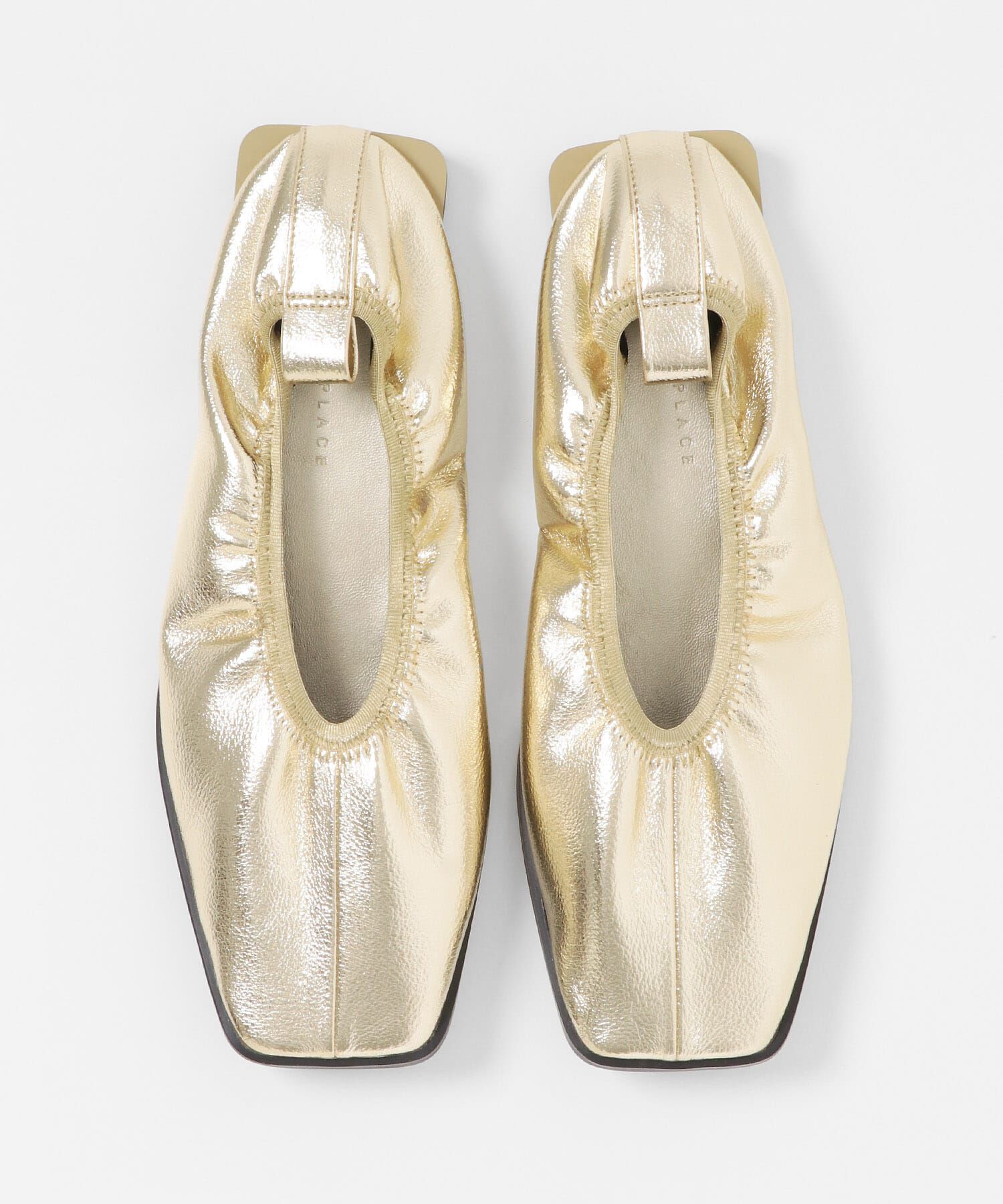 SENSE OF PLACE by URBAN RESEARCH「スクエアトゥフラットシューズ」|バレエシューズ|