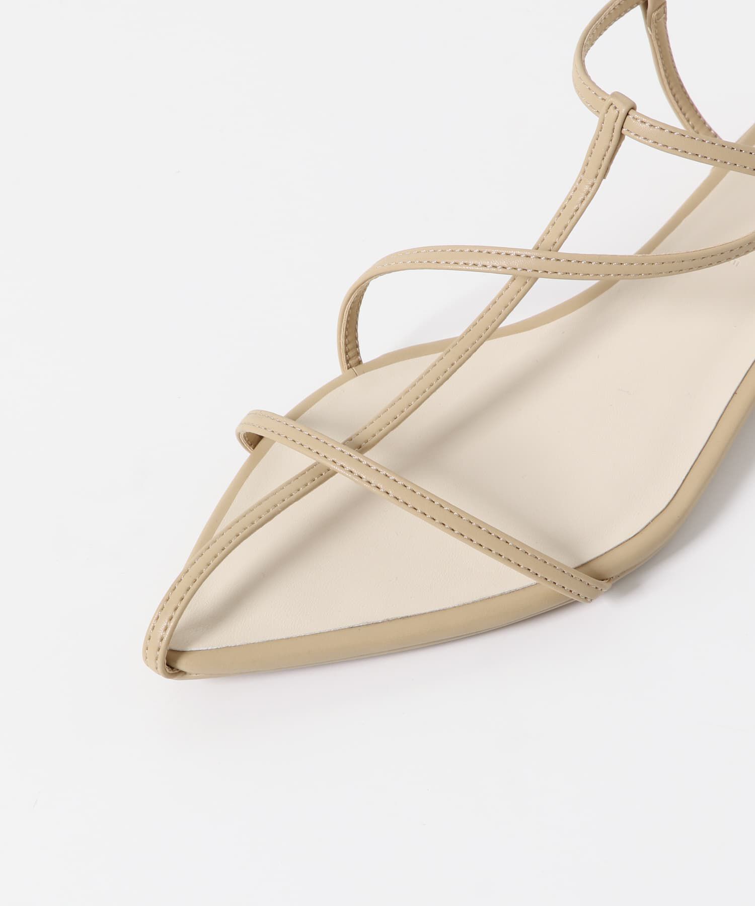 SENSE OF PLACE by URBAN RESEARCH「ポインテッドナローストラップサンダル」|サンダル|