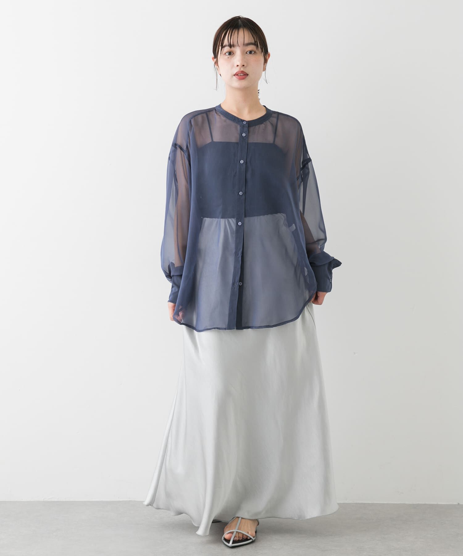 SENSE OF PLACE by URBAN RESEARCH「ポインテッドナローストラップサンダル」|サンダル|