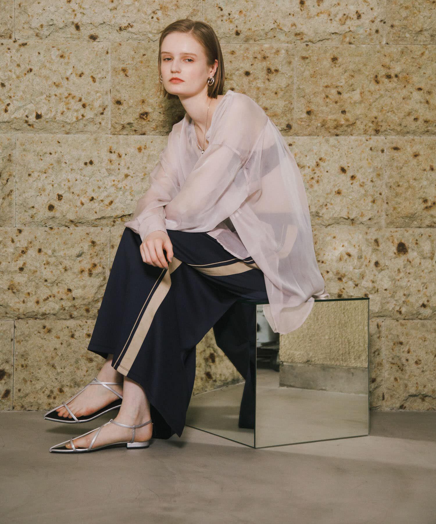 SENSE OF PLACE by URBAN RESEARCH「ポインテッドナローストラップサンダル」|サンダル|