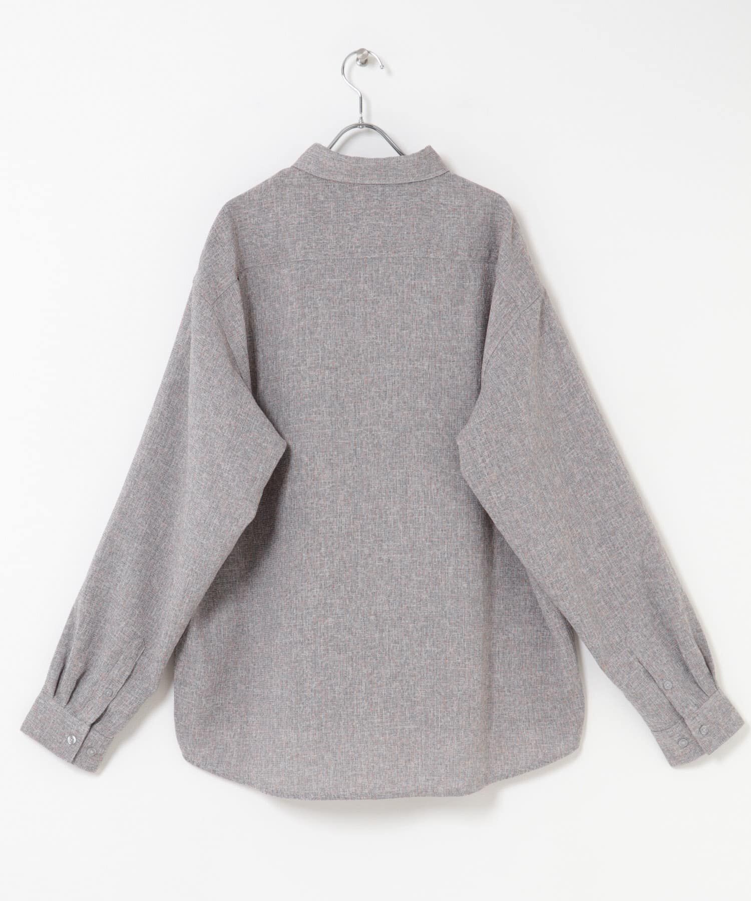 SENSE OF PLACE by URBAN RESEARCH「ライトツイードレギュラーカラーシャツ」|シャツ・ブラウス|