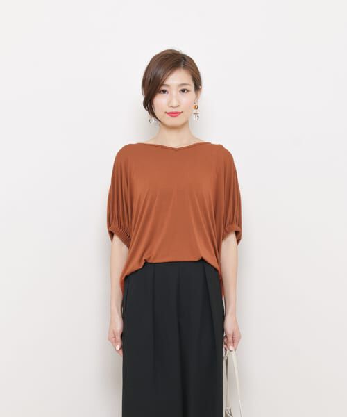 SENSE OF PLACE by URBAN RESEARCH「バックドレープT(ノースリーブ)」|Tシャツ・カットソー|